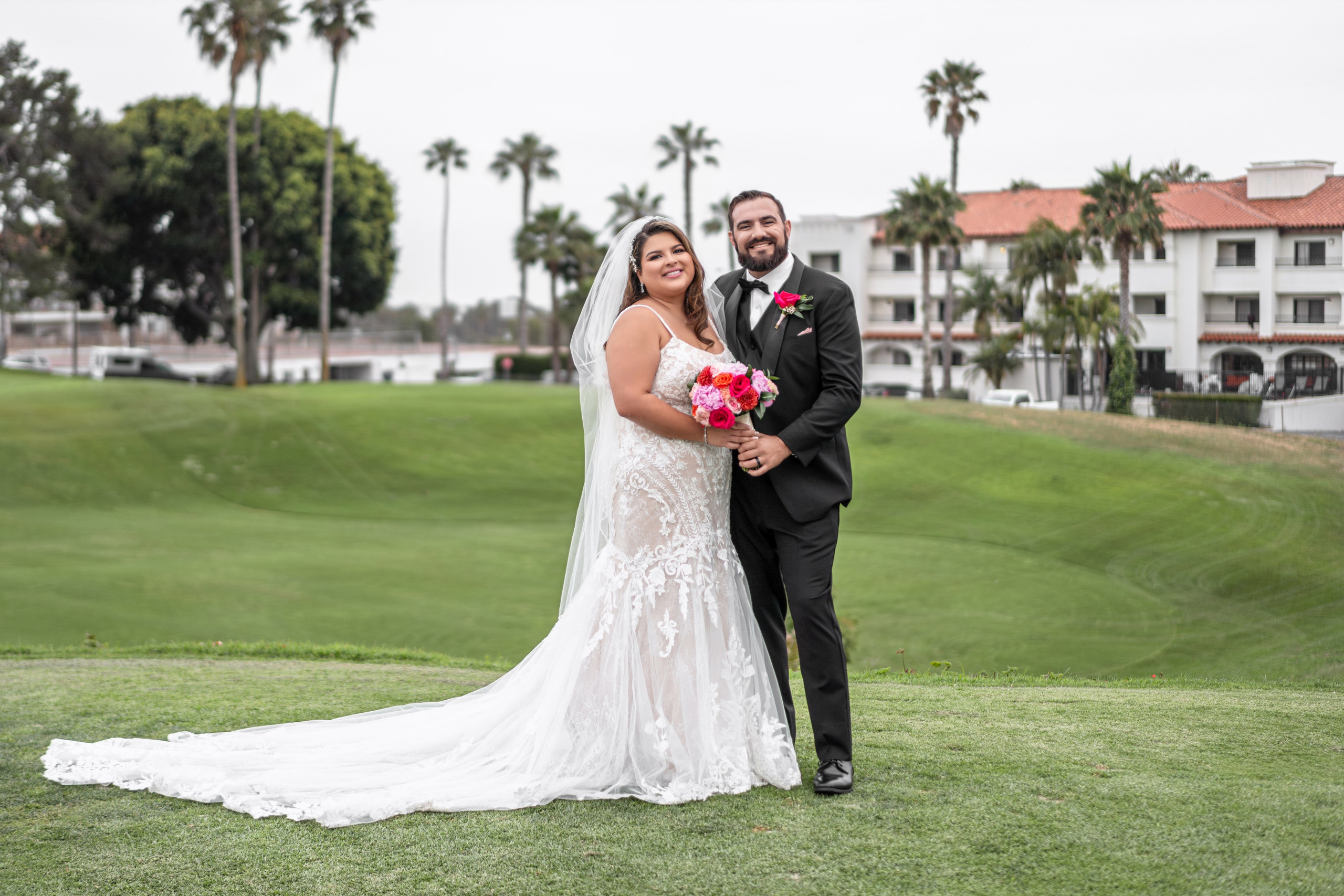 Wedding bride and groom romantic at Wedgwood venue light and airy photo