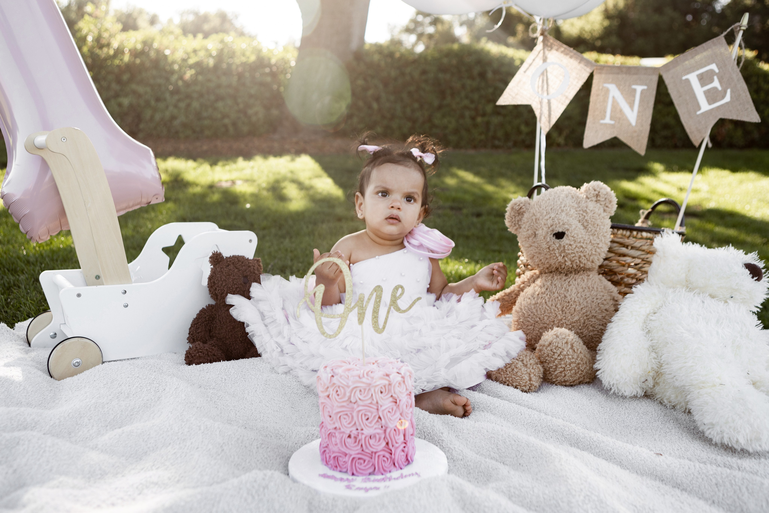 First year & Cake Smash. Family photographer in Bay Area, California