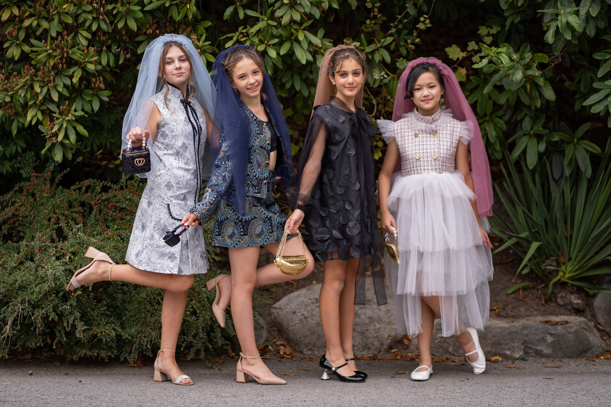 The blooms outdoor. Vancouver Kids Photographer