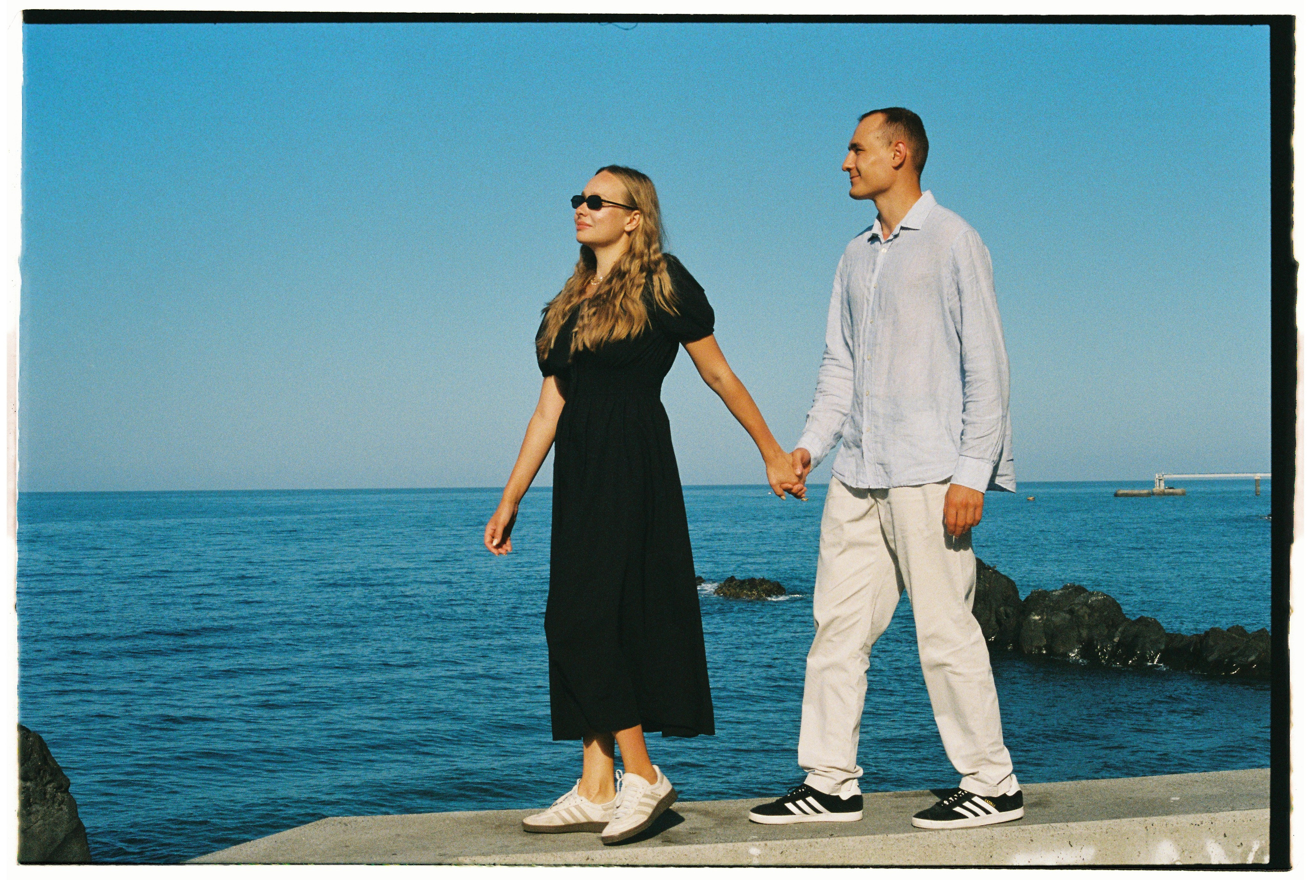Maria and Nazar / FUJIFILM 400. Portrait photographer in Madeira — Marina Shtukina