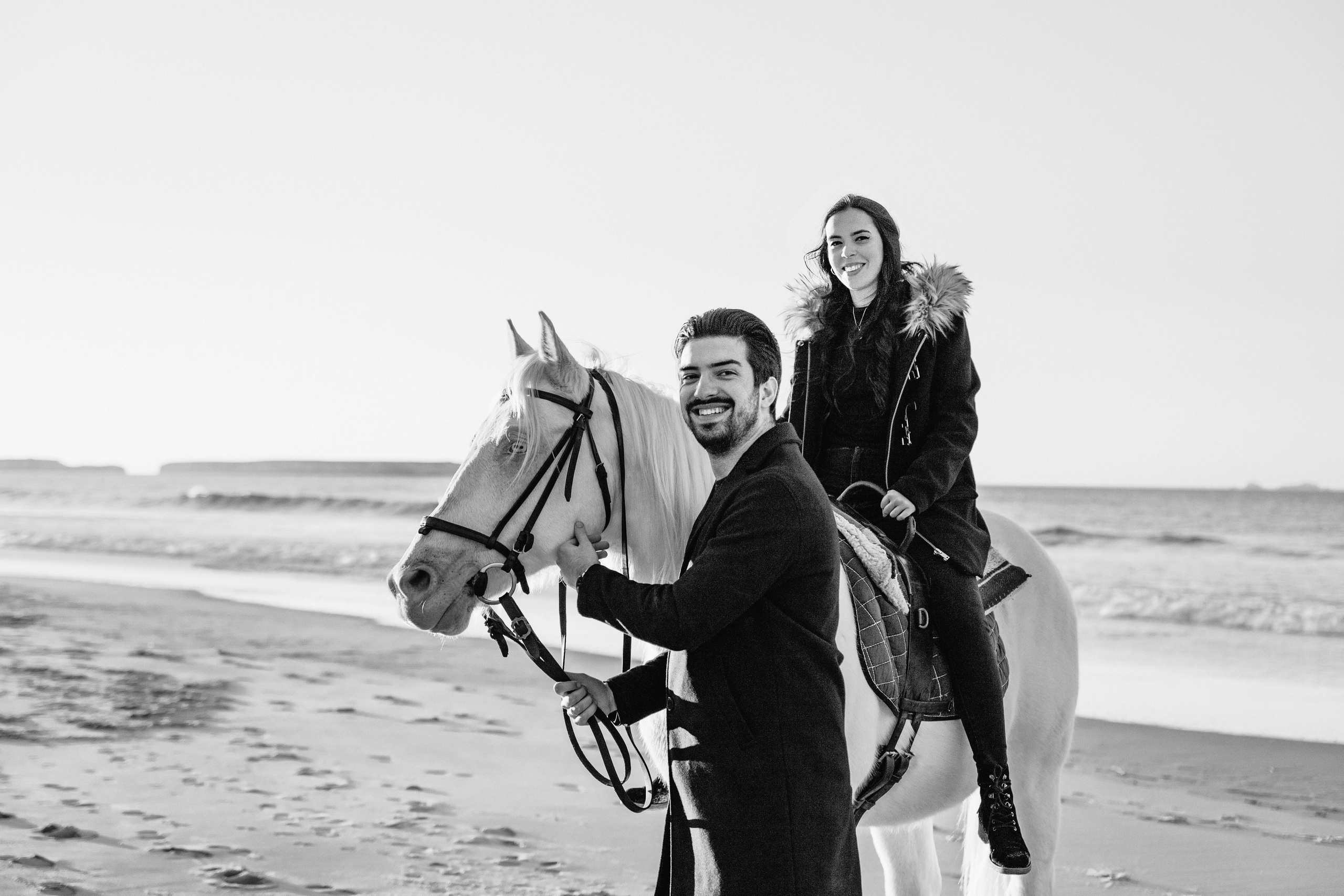 Carolina & Guilherme. Passeios a Cavalo na Praia Peniche | Eco Salgados Agroturismo