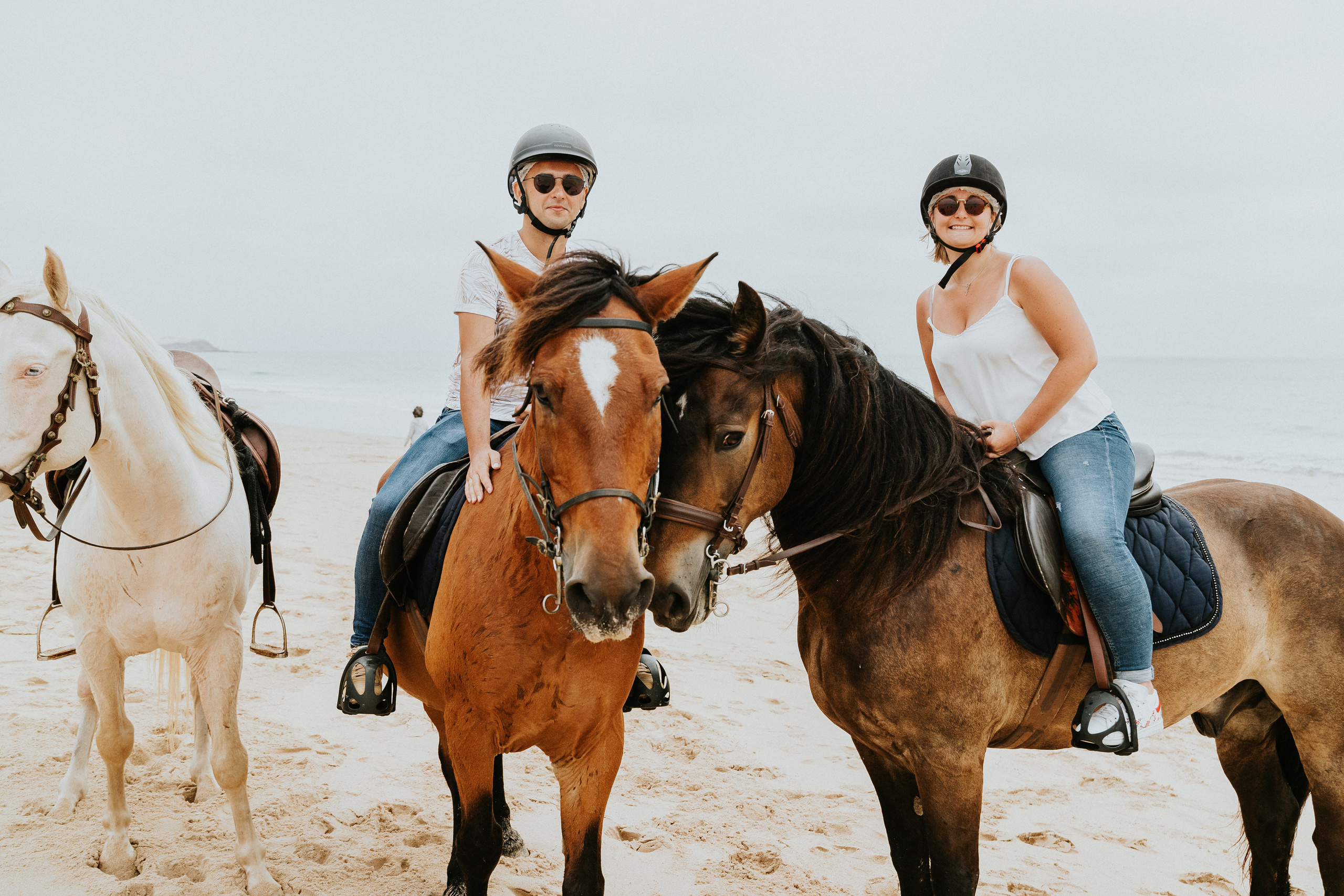 Eco Salgados Agroturismo — Méline & Joel. Passeios a Cavalo na Praia Peniche | Eco Salgados Agroturismo