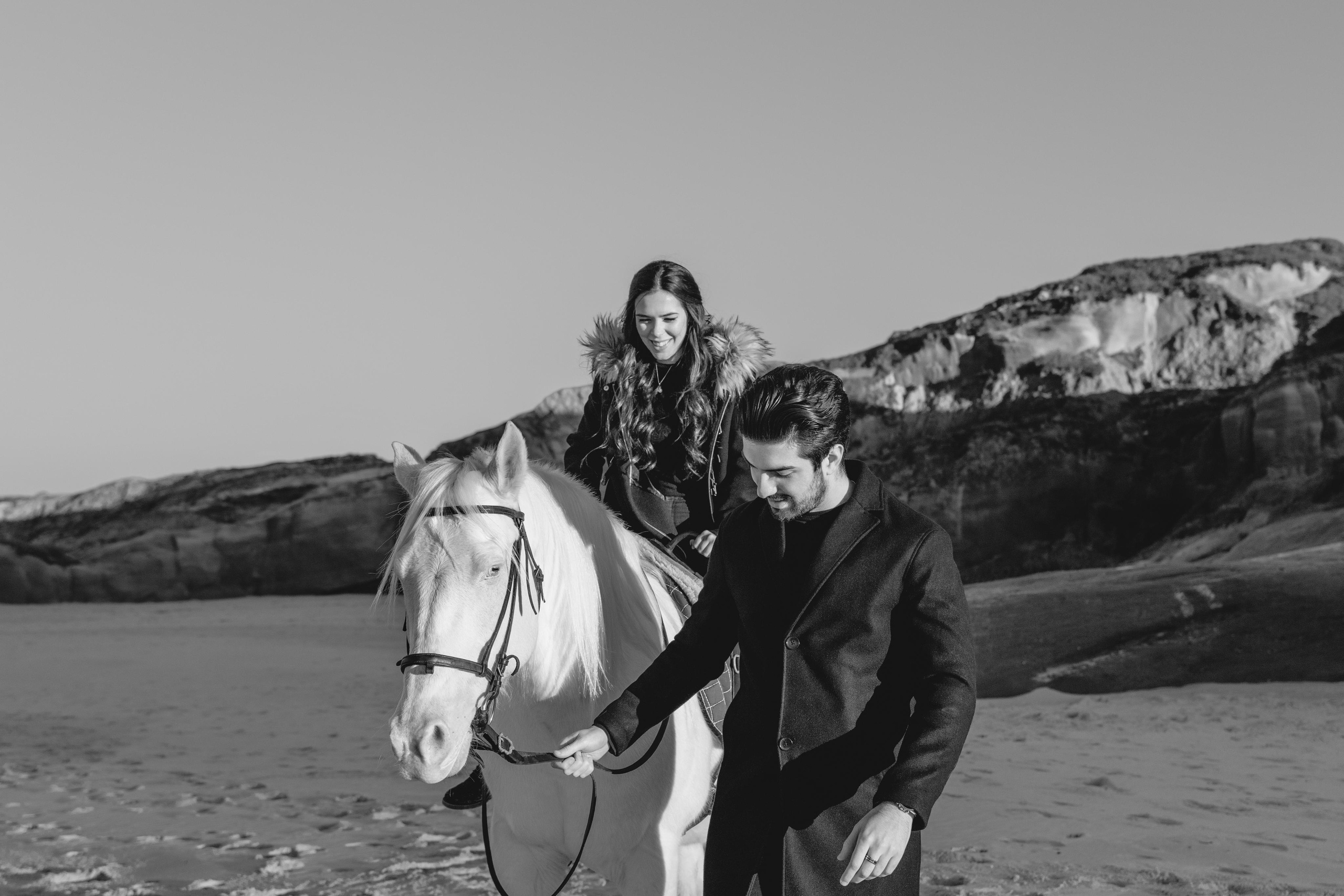 Carolina & Guilherme. Passeios a Cavalo na Praia Peniche | Eco Salgados Agroturismo