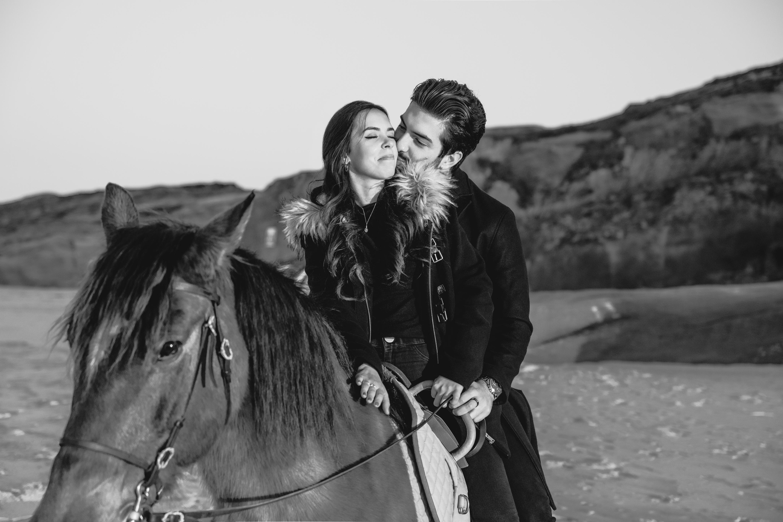 Carolina & Guilherme. Passeios a Cavalo na Praia Peniche | Eco Salgados Agroturismo