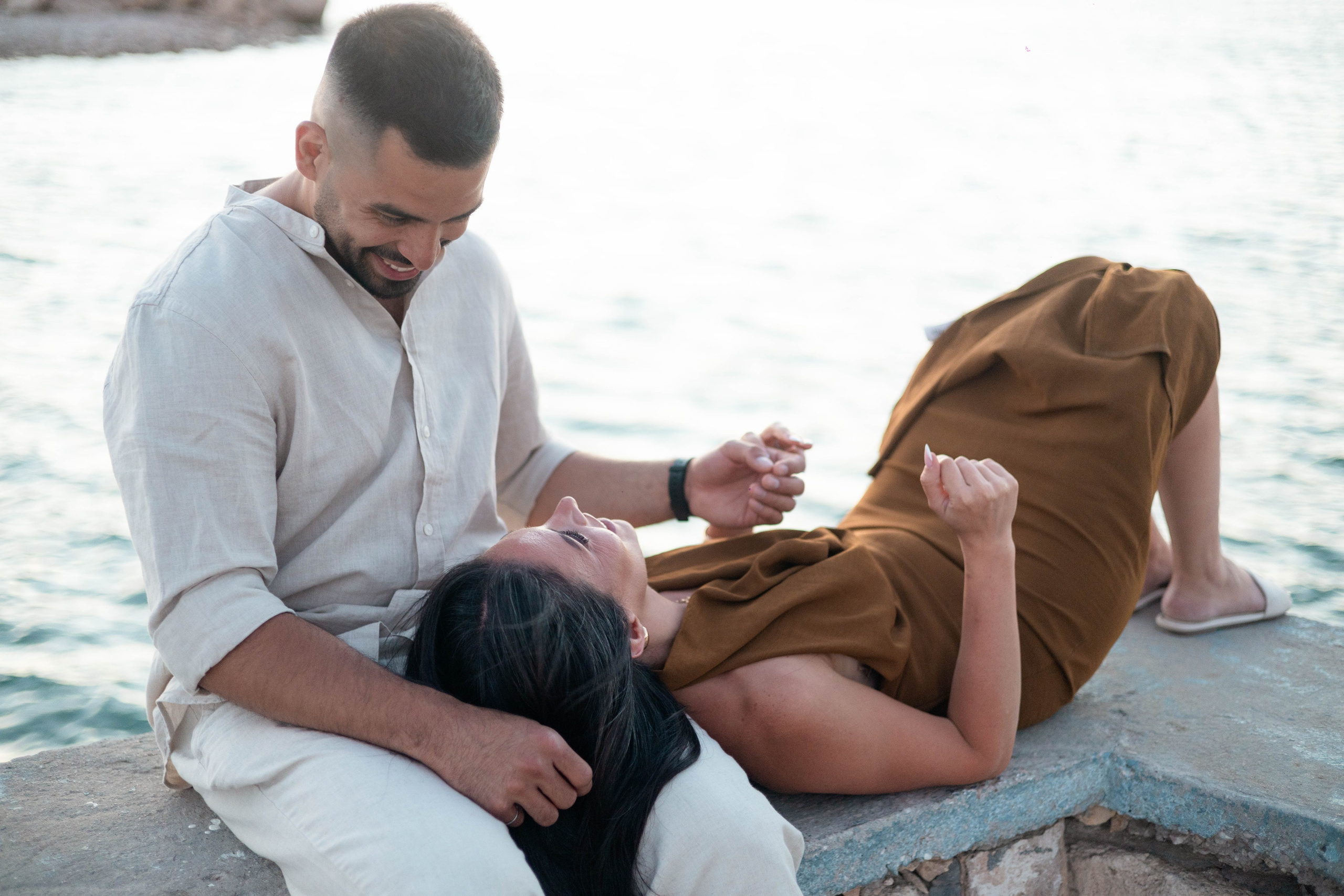 Anniversary Photoshoot at Glyfada Beach