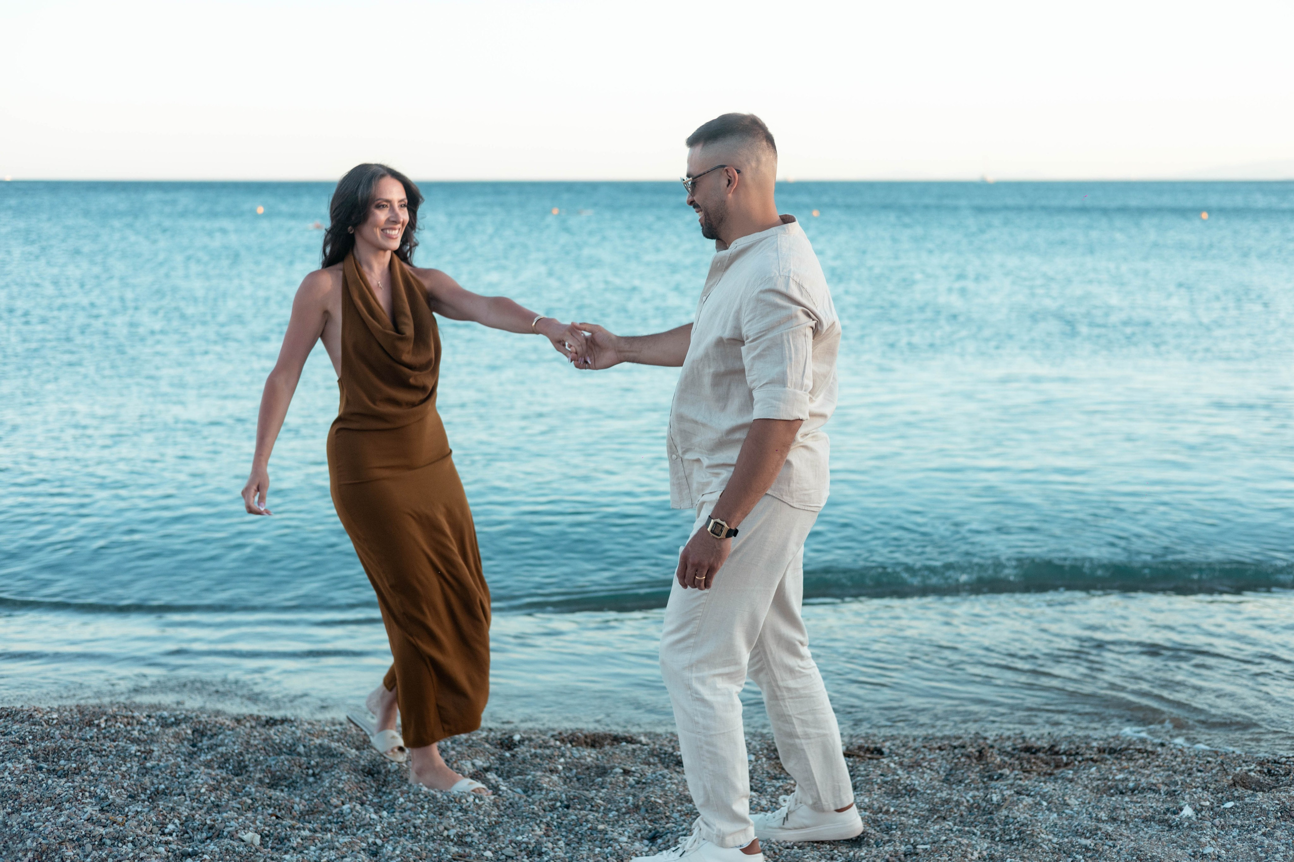 Sara’s anniversary in Glyfada beach. Photography Services in Athens | Maryna Dmytryk