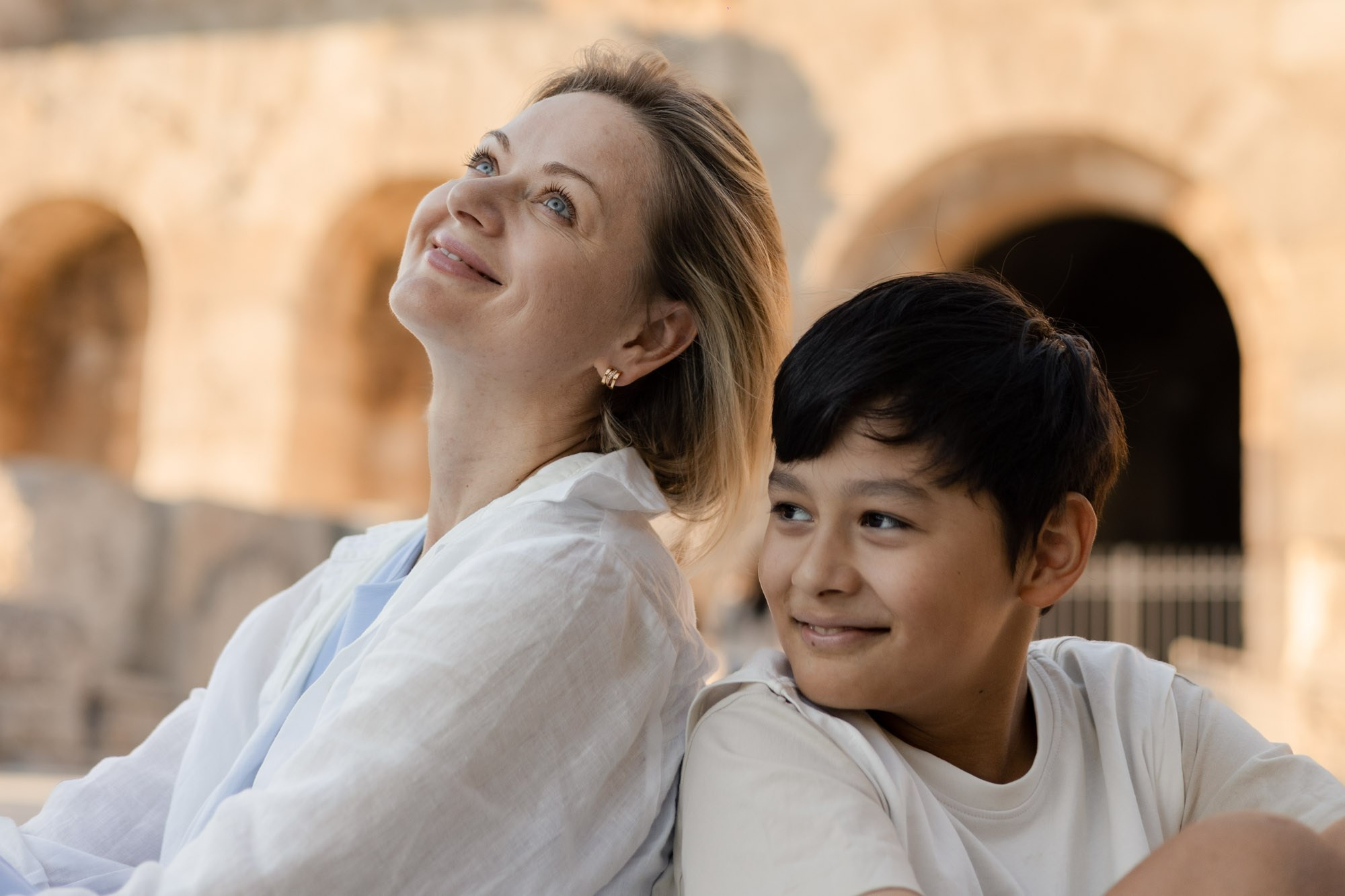 Mother&son walk around Acropolis. Photography Services in Athens | Maryna Dmytryk