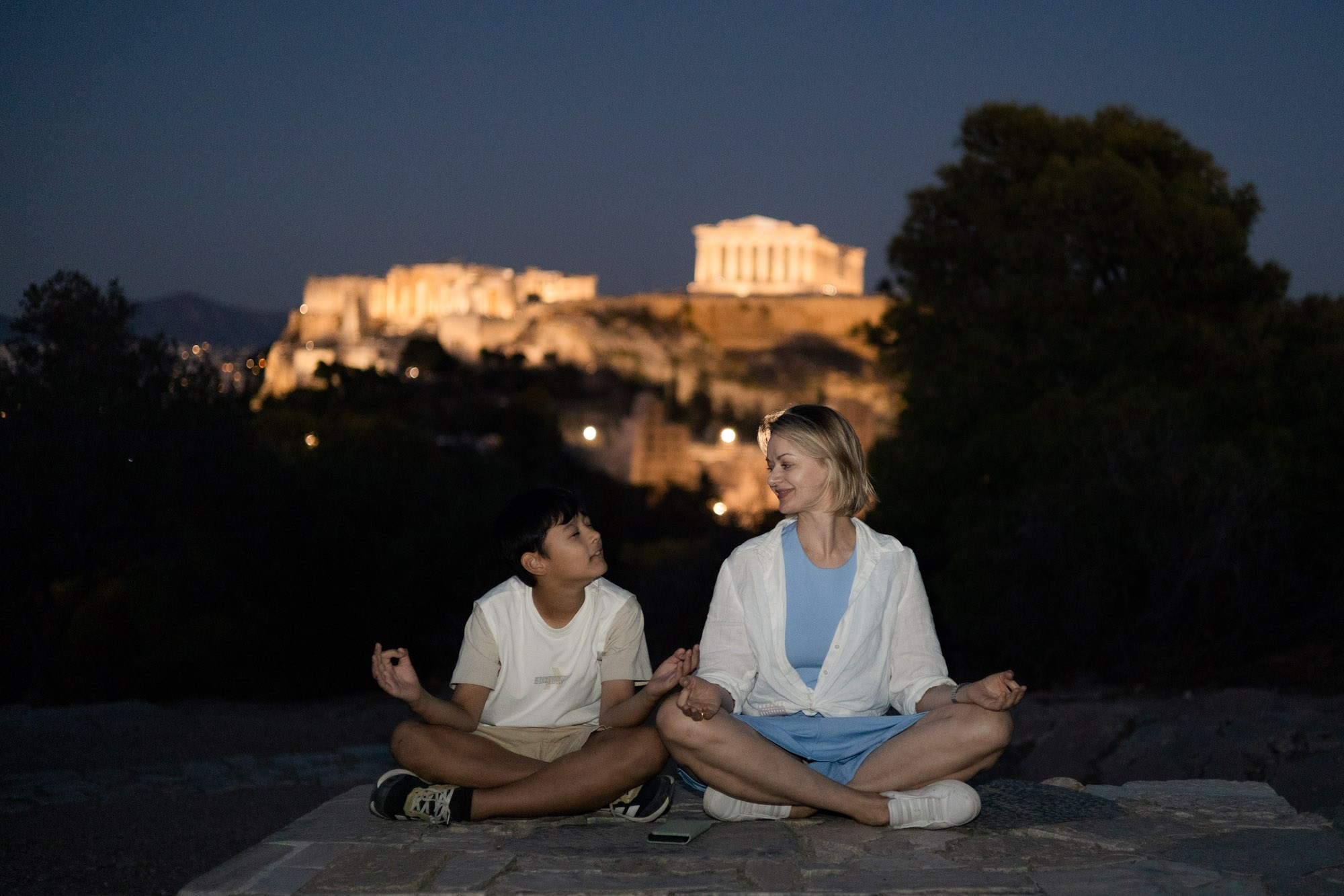 Mother&son walk around Acropolis. Photography Services in Athens | Maryna Dmytryk