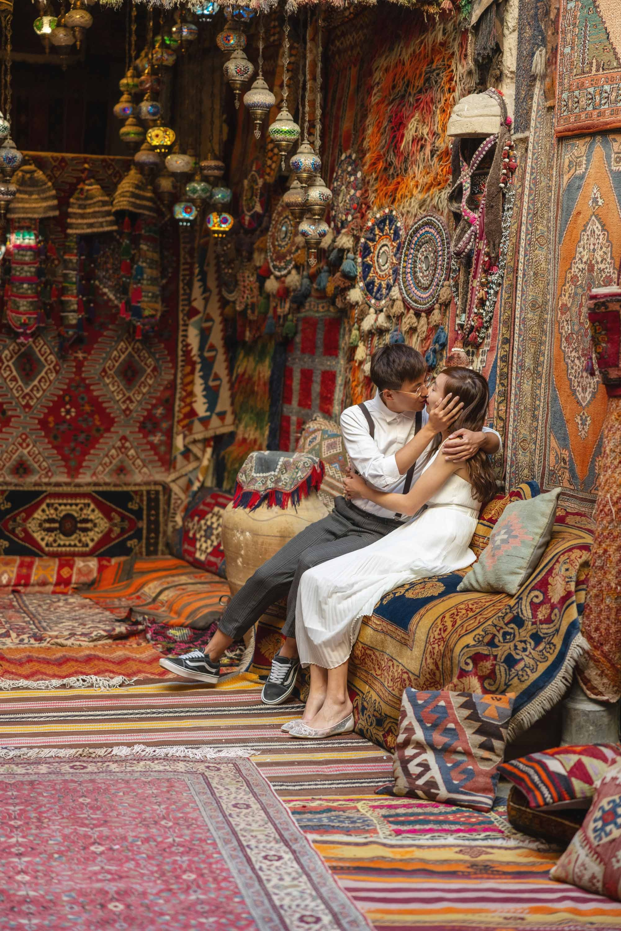 Couple photo shoot in Cappadocia. Julia Ganch I Fashion Wedding Photography I Cappadocia Turkey