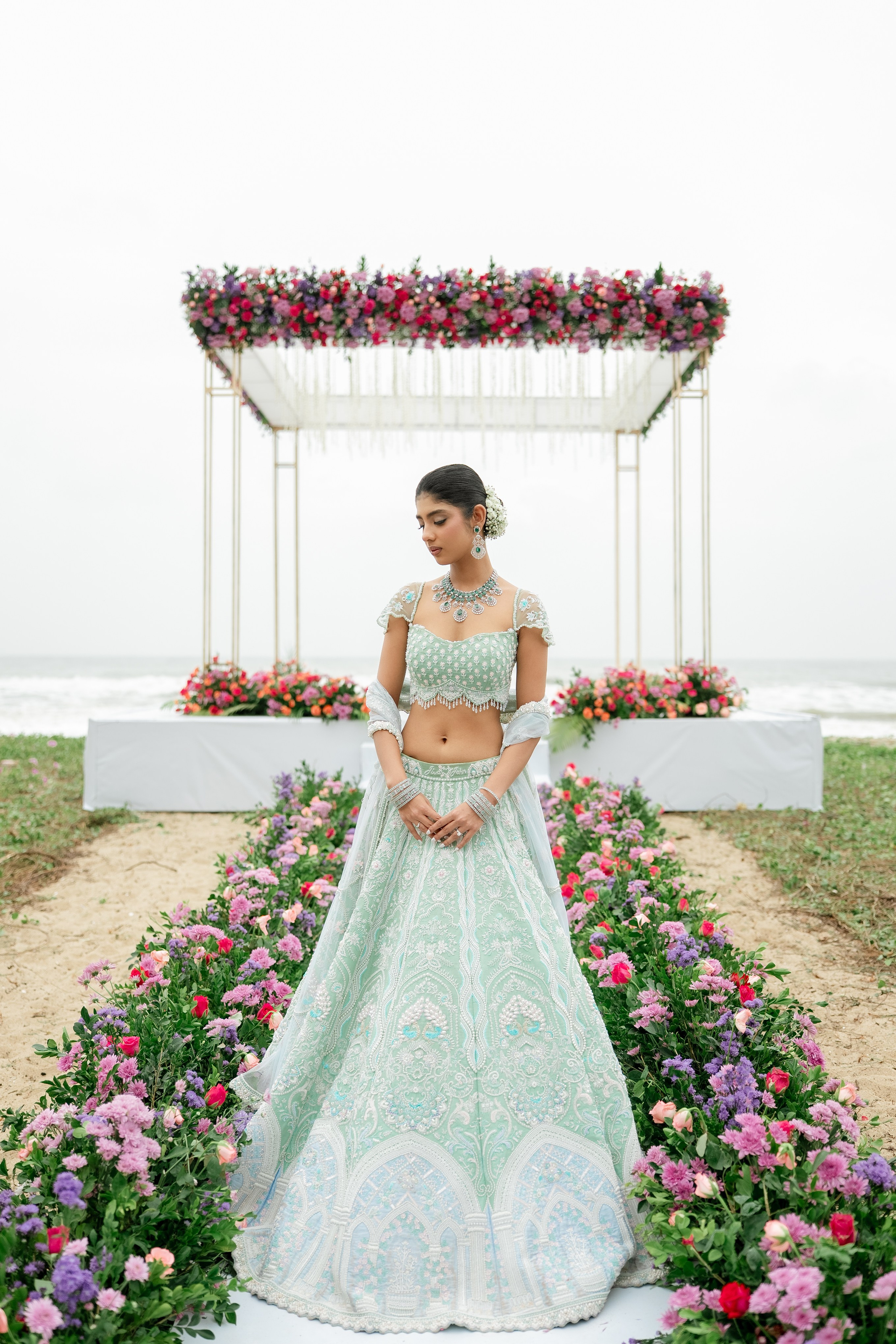 Beach Shaadi! Ft. Aishwarya & Milan. Fine art Wedding Photographers in India & Canada