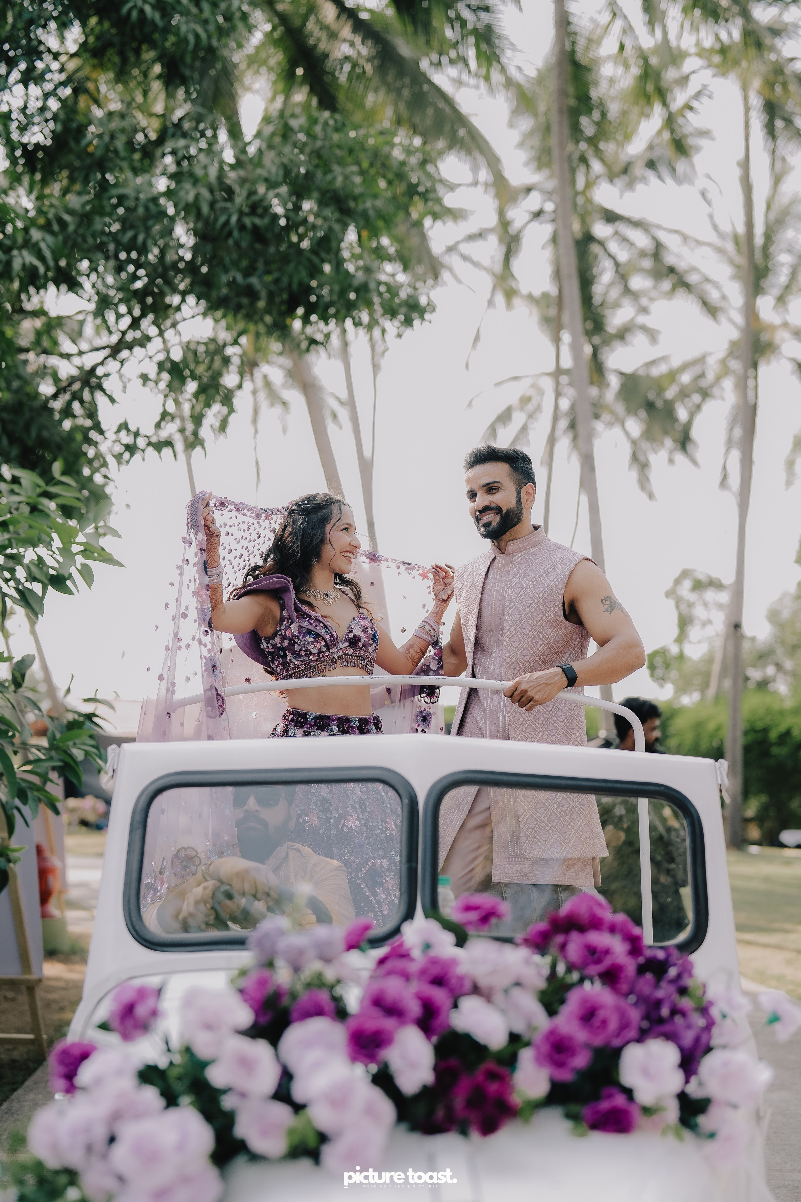 Varamala Ft. Barbie & Aneesh. Fine art Wedding Photographers in India & Canada