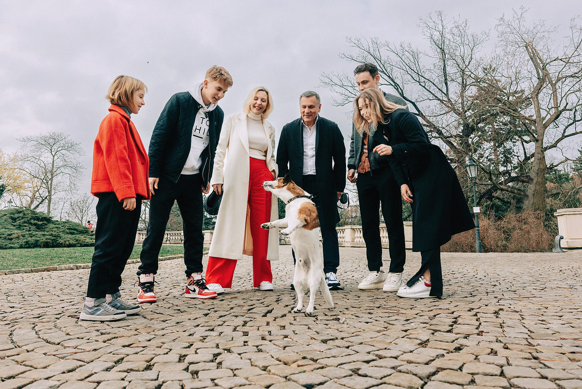 Наталья с семьей. Family and wedding photographer in Prague Natalia Fedori