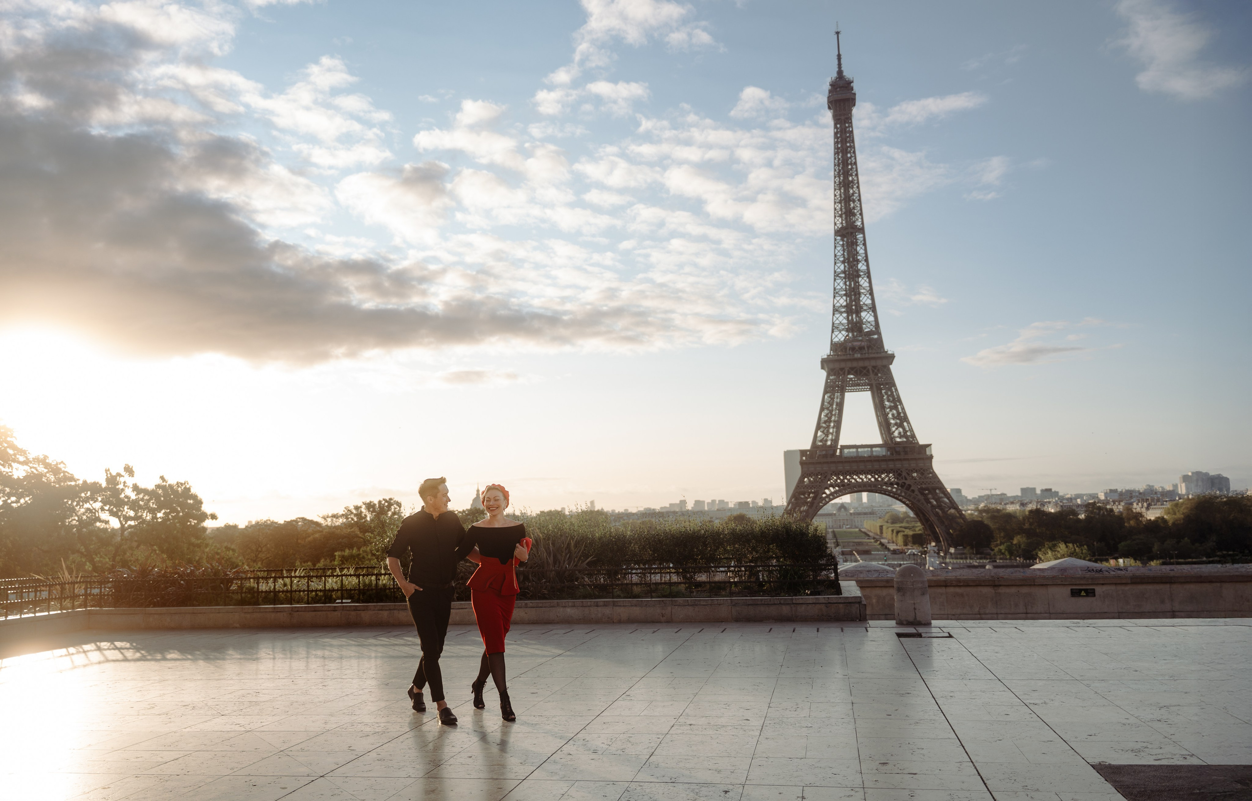 Полина и Павел в Париже. Paris photographer — Polina Osipova