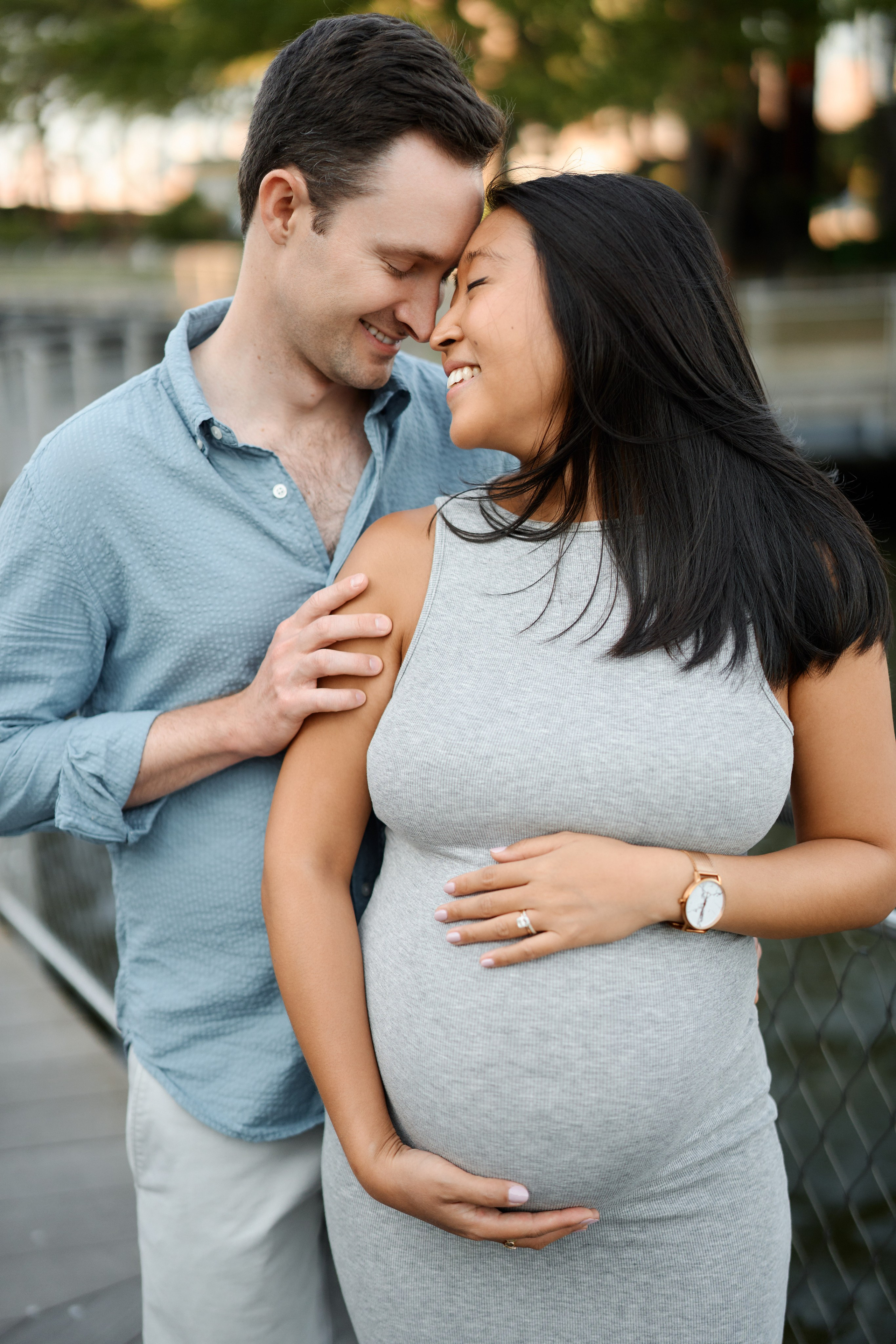 Maternity indoor and studio photoshoot. Professional Wedding and event photographer USA New York