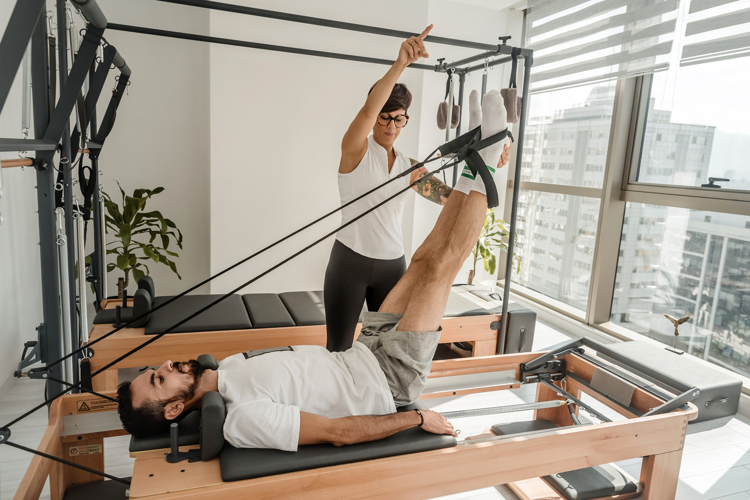 Photo session for a Pilates trainer