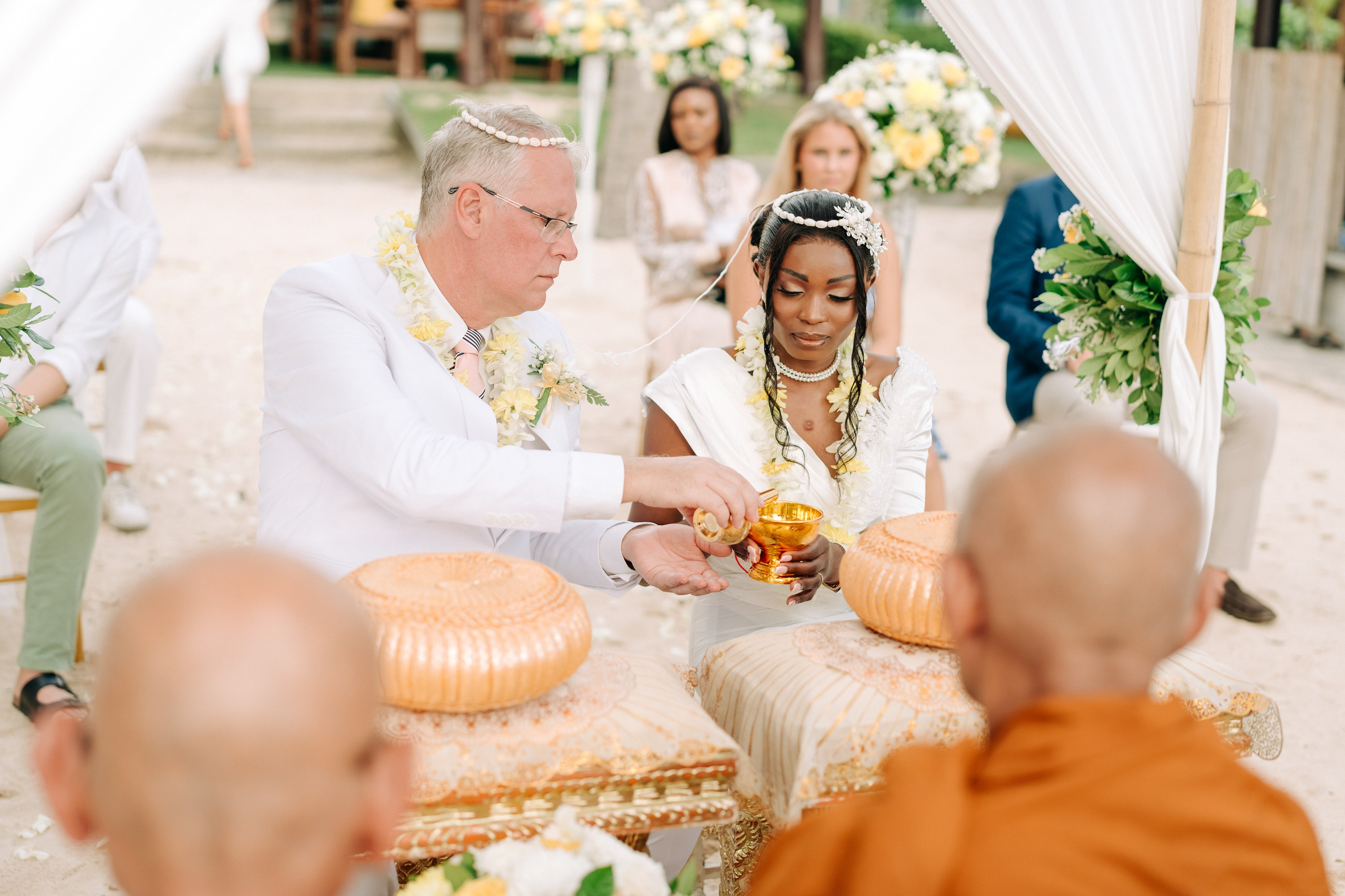 GRACE & MARTIN. Буддийская свадебная церемония на Самуи, Таиланд