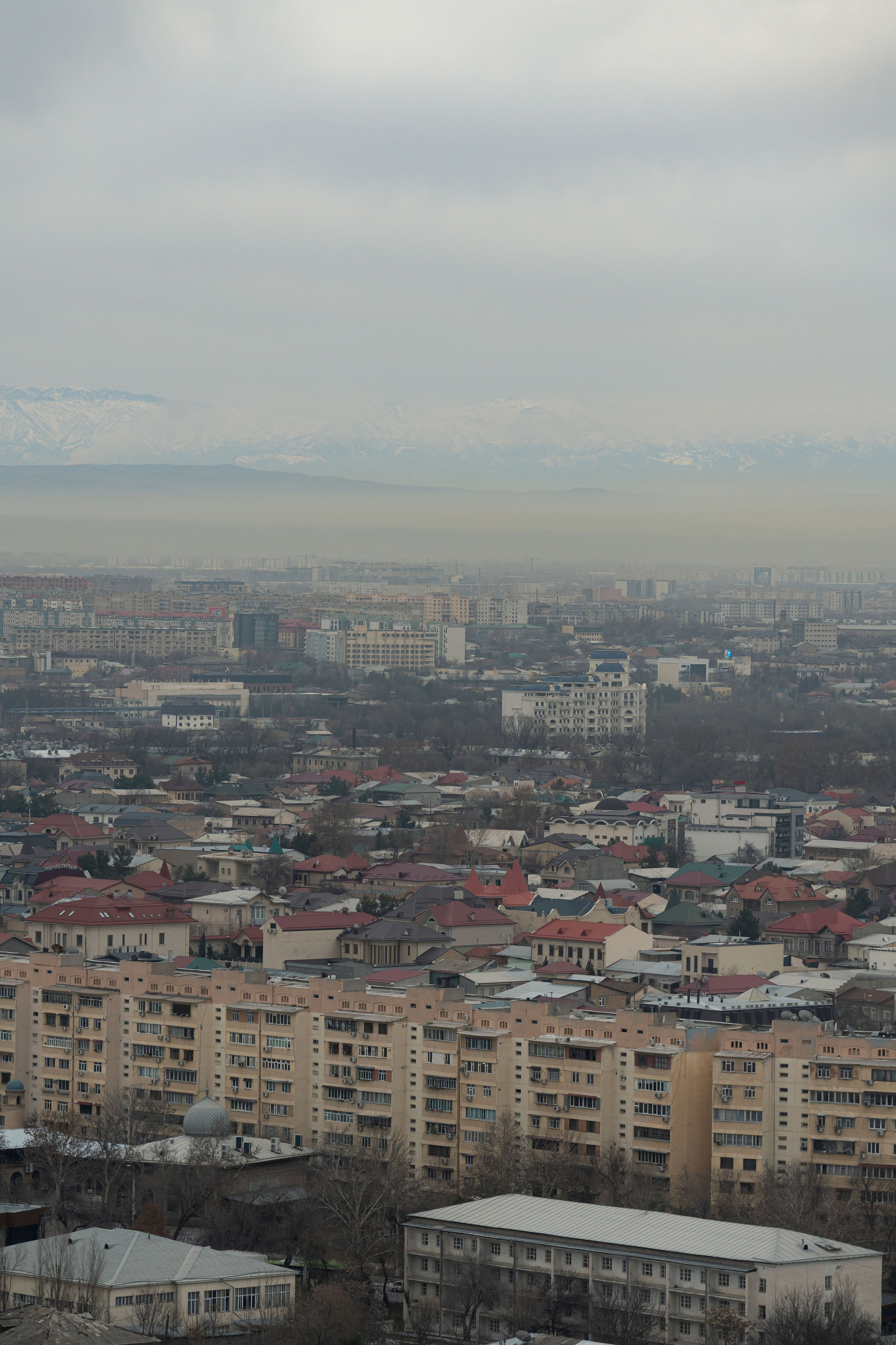 Смог в Ташкенте или Взгляд на город с высоты птичьего полета. Георгий Намазов | Фотограф в Ташкенте