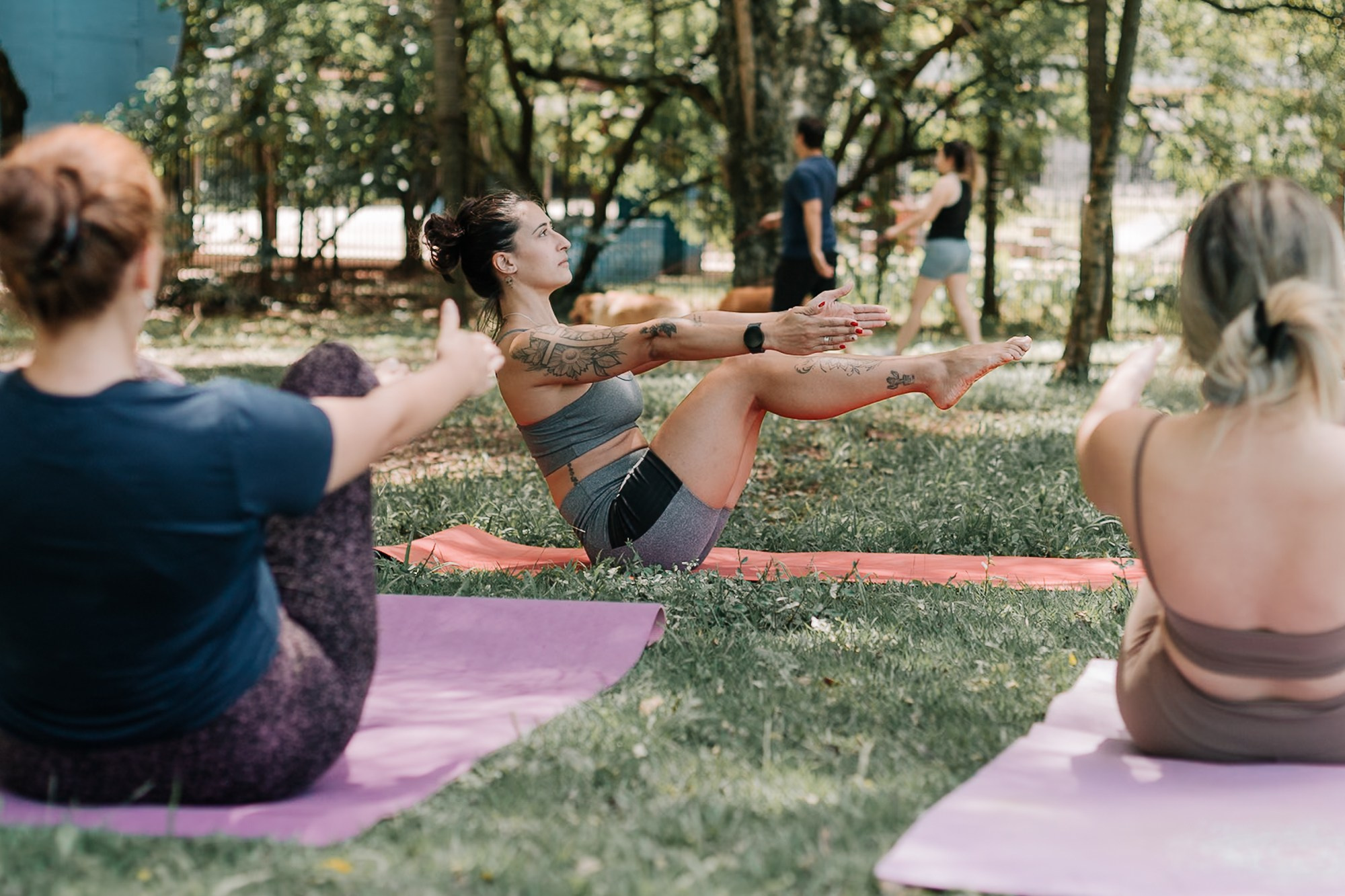 Yoga no Parque da Juventude. Mareh Audiovisual