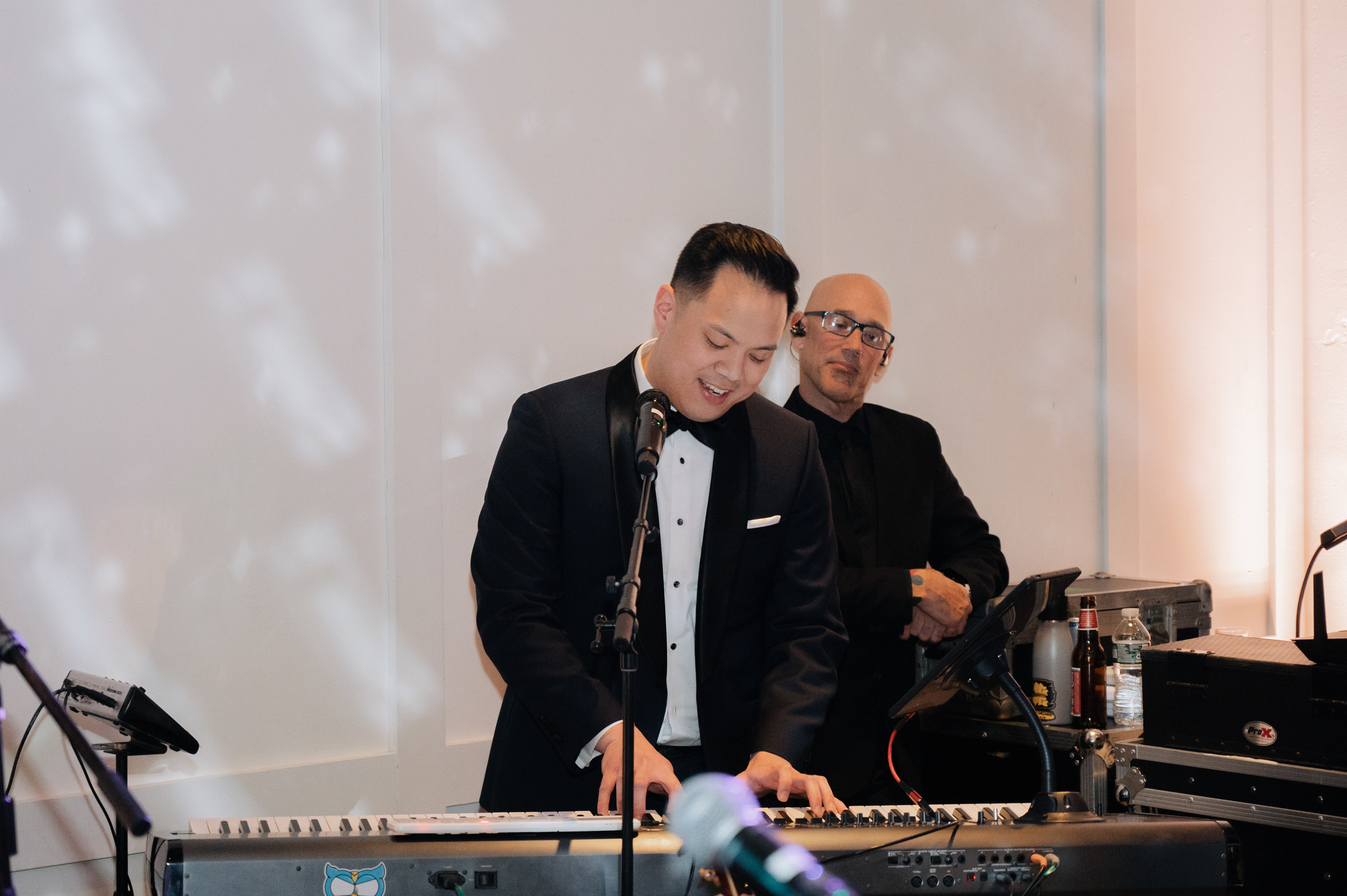 a man in a tuxed suit