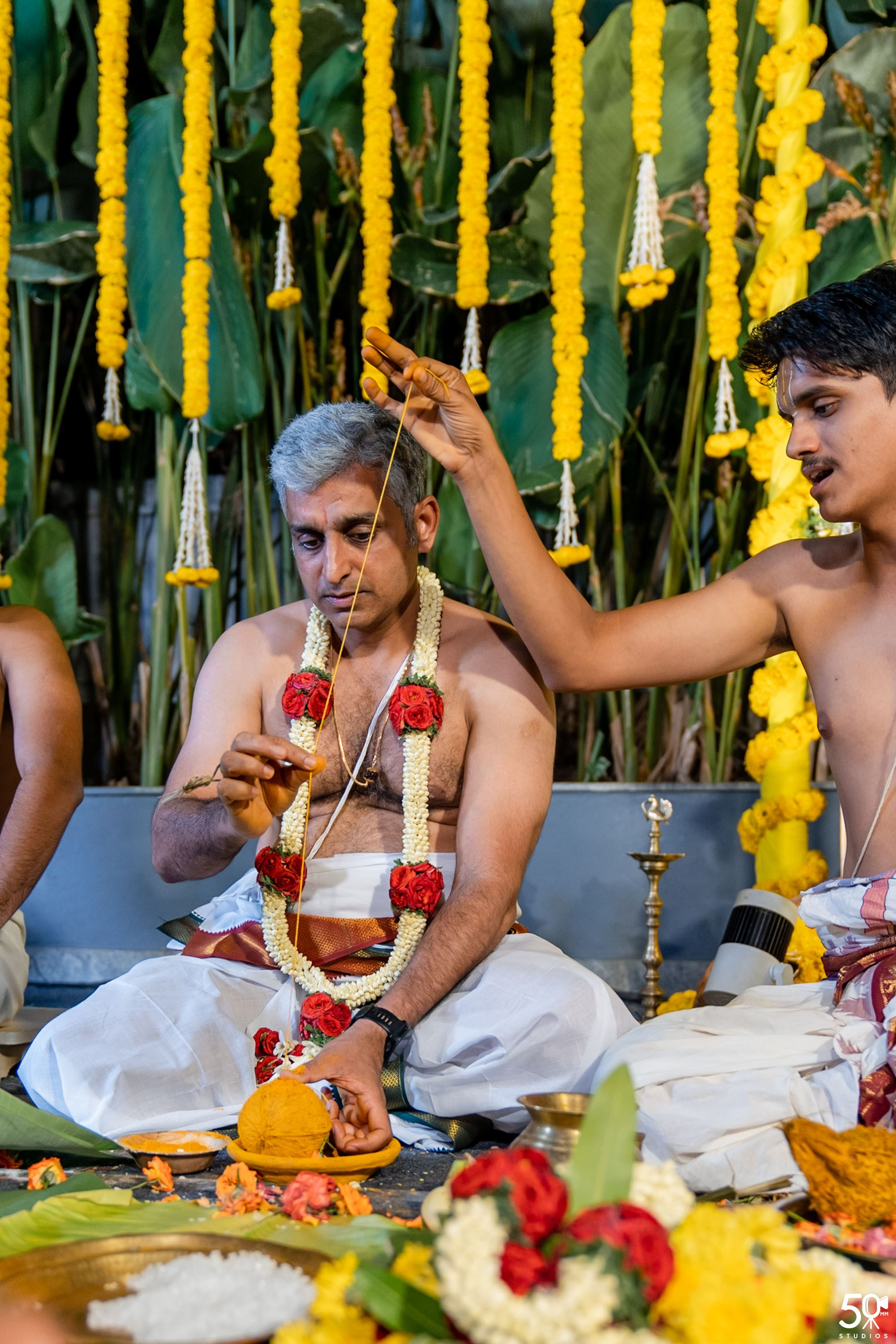 SANJAY AND SAKETH UPANAYANA. 50mm STUDIOS