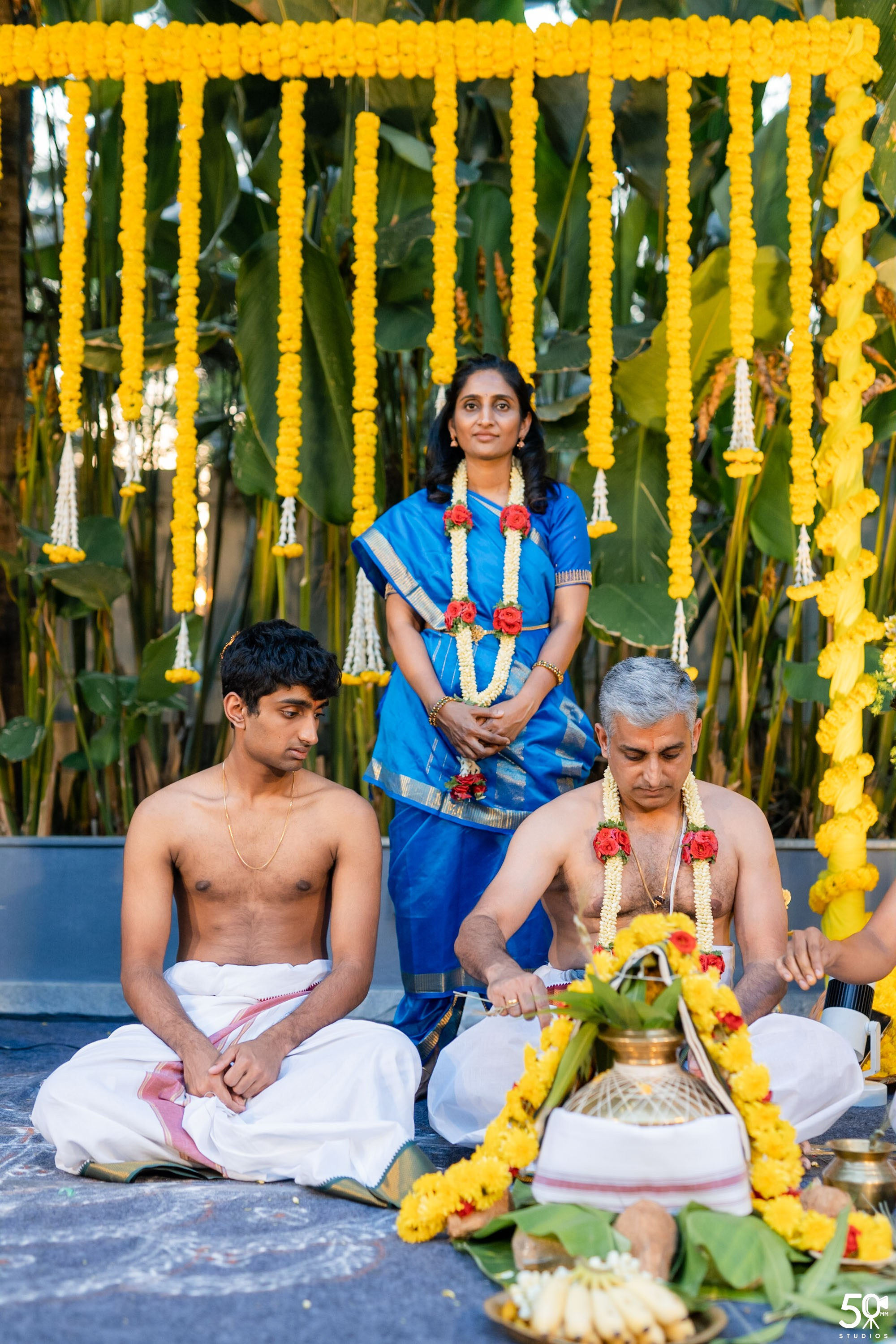 SANJAY AND SAKETH UPANAYANA. 50mm STUDIOS