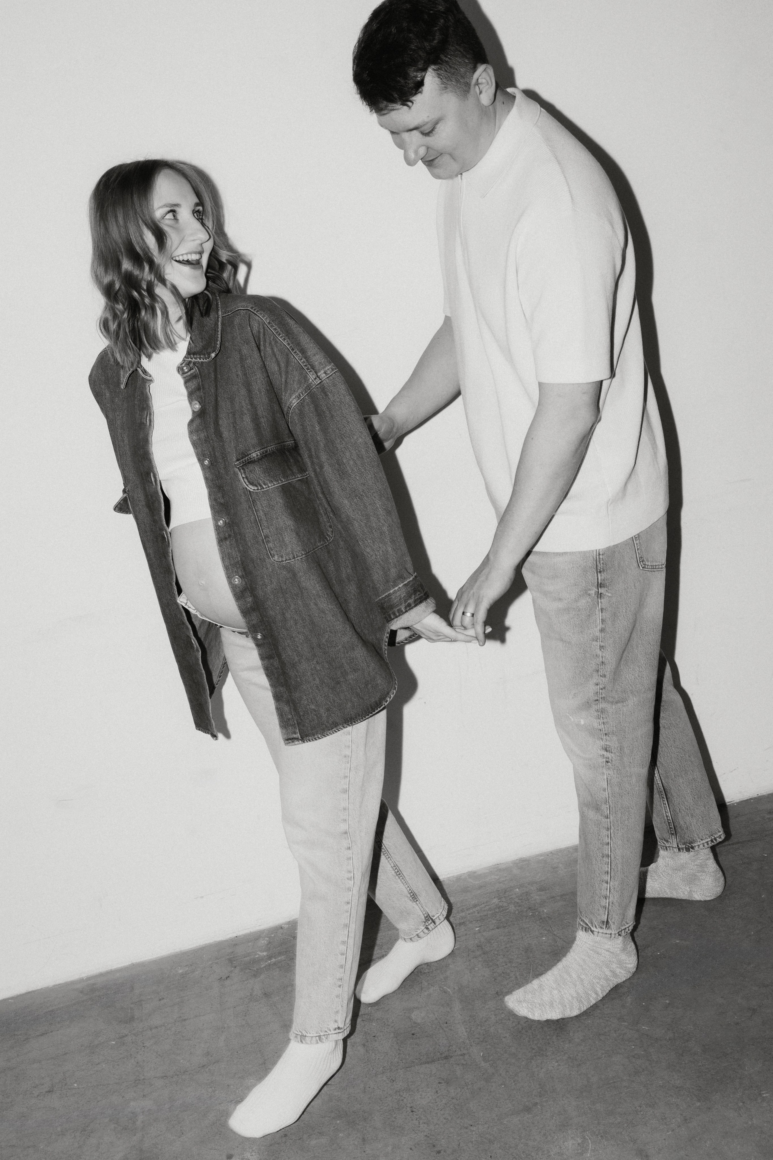 Laukimo fotosesija studijoje | su Marta ir Šarūnu. Vestuvių ir šeimų fotografė Lena Bondarenko / belove photo