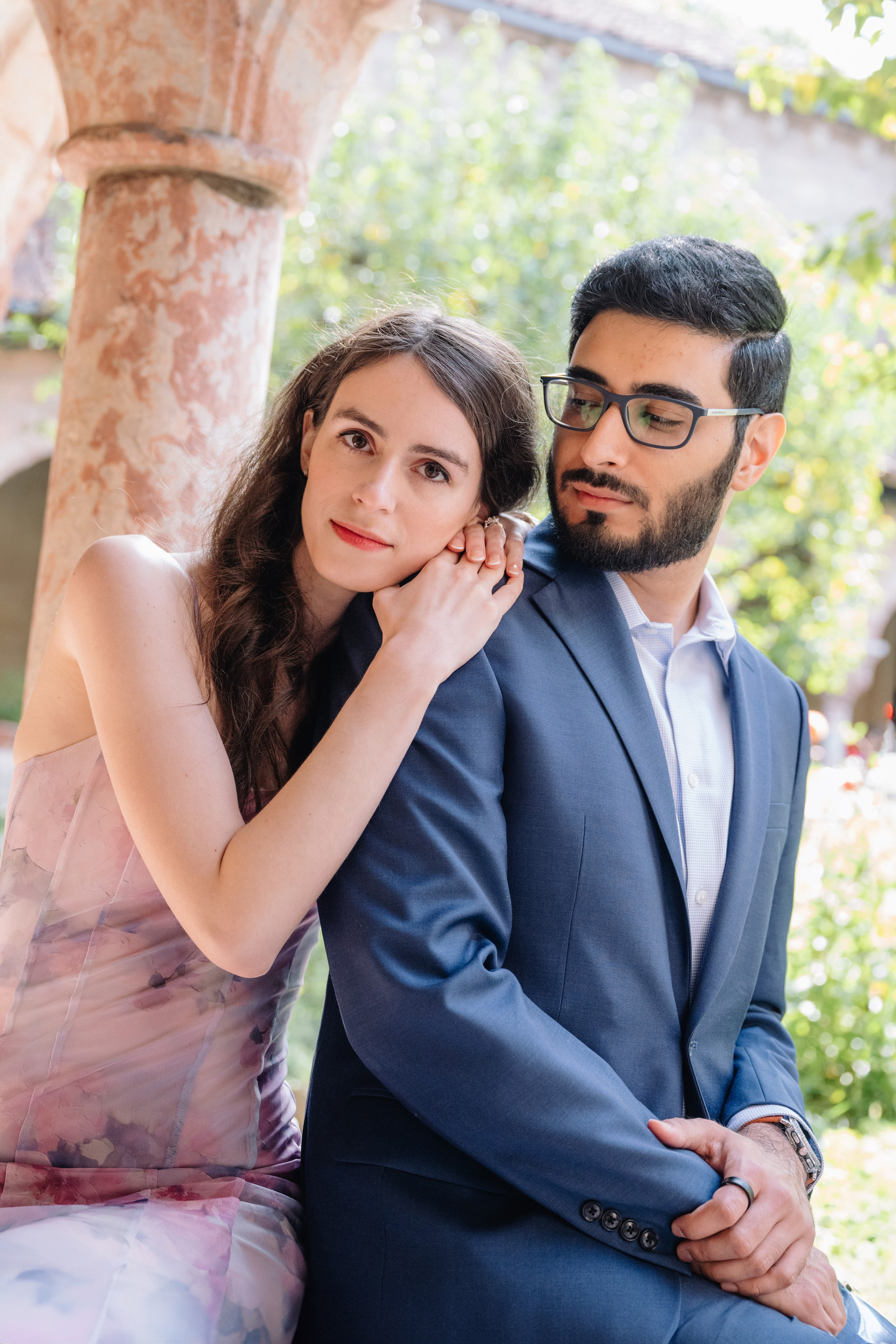 Aashay & Kimberly — Engagement Photoshoot at The Cloisters, Fort Tryon Park