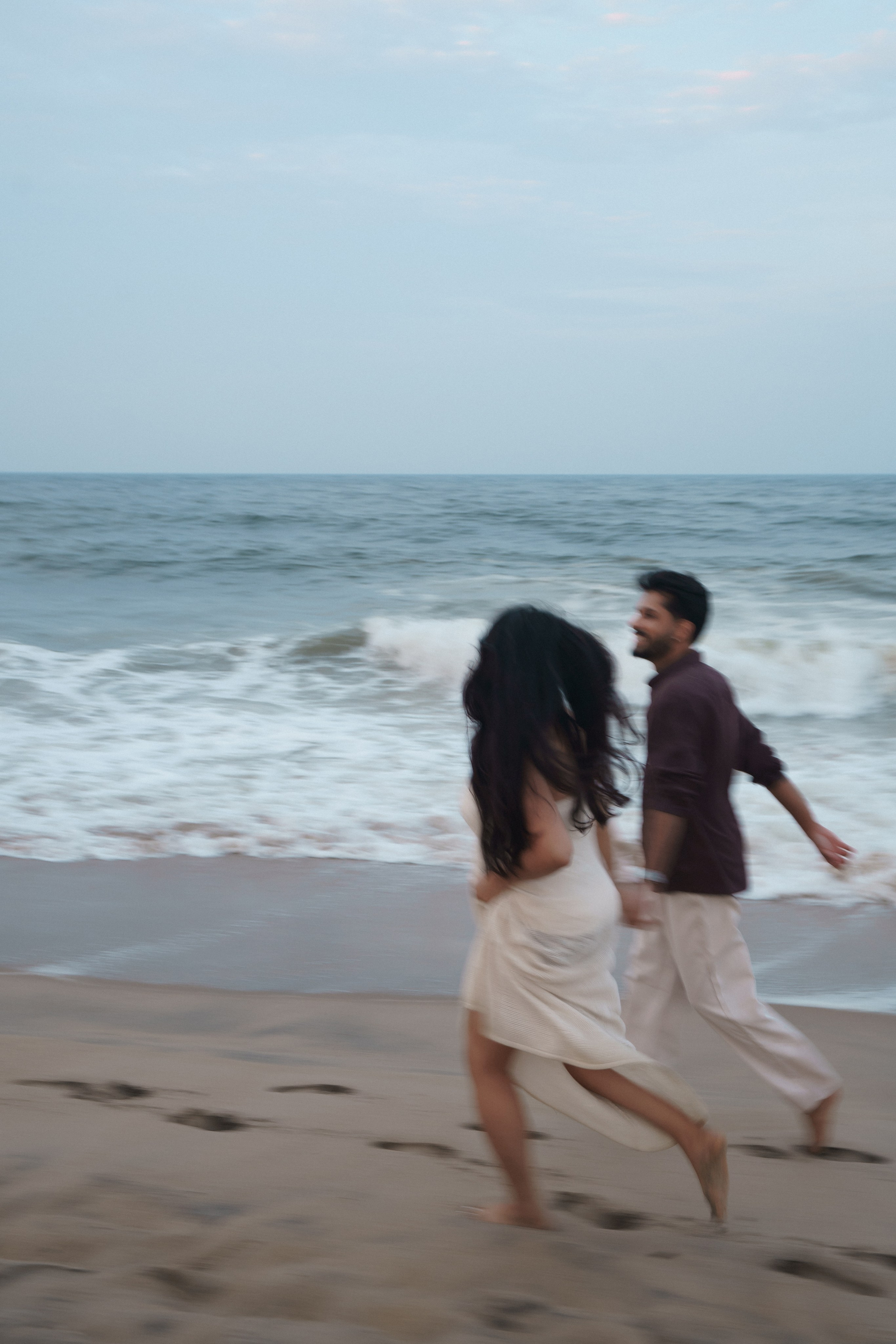 Beach engagement. New York + travel photographer