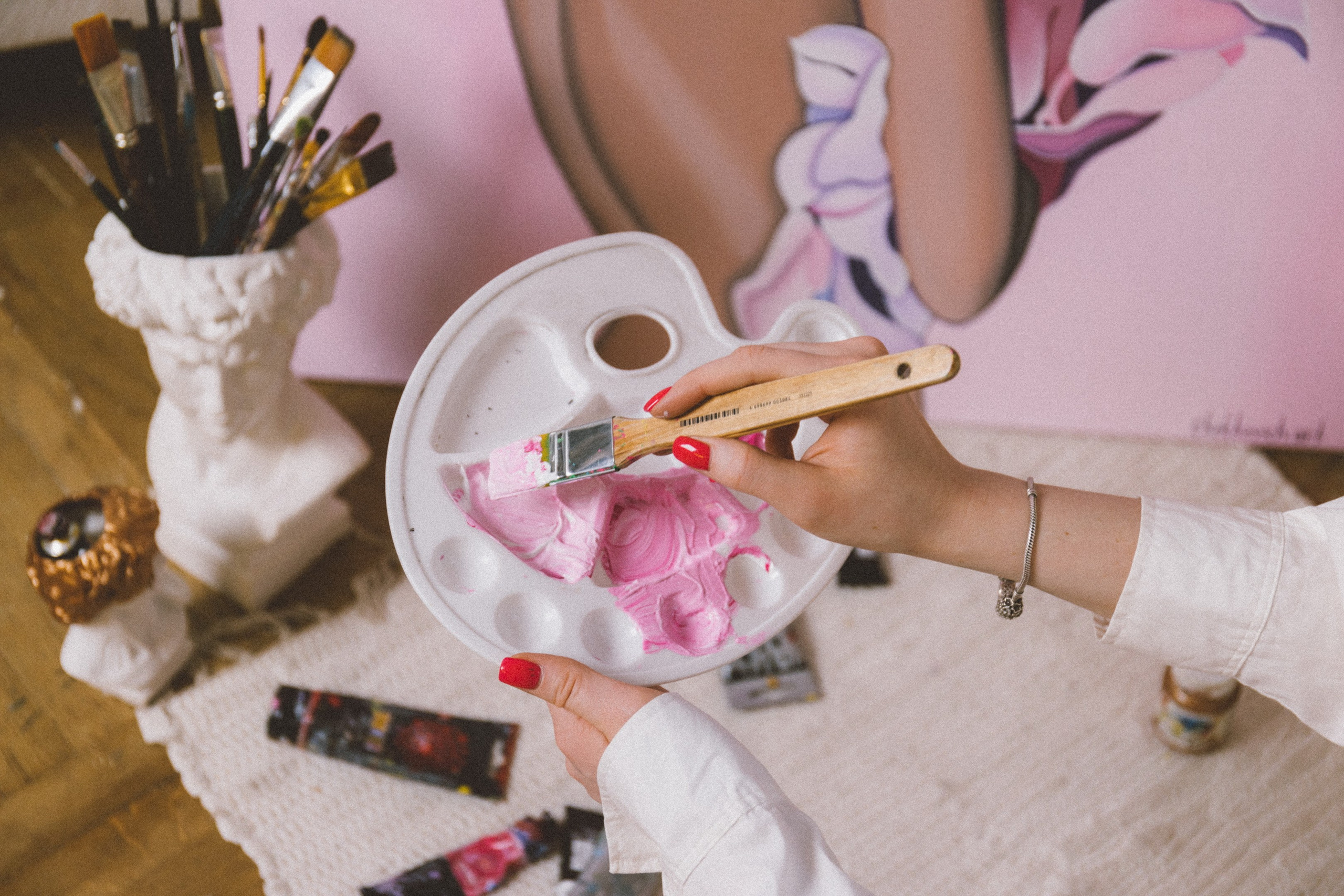 Алеся-фотосессия для художника. Фотограф Анна Кучерявая | Свадьбы и мероприятия в Дубае