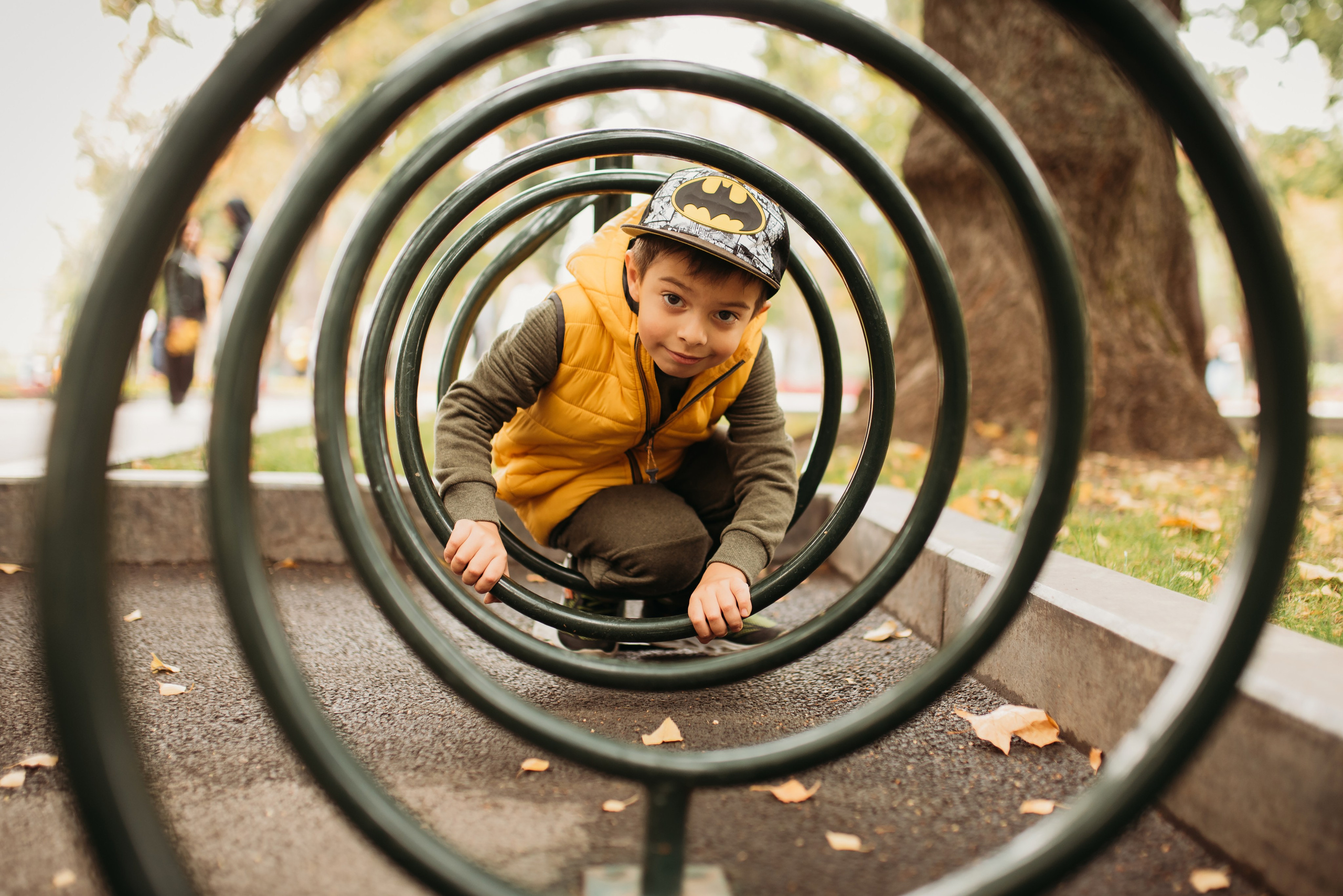 Herbst im Central Park. Familien- und Hochzeitsfotografin. Ich arbeite in Koblenz und Rheinlan