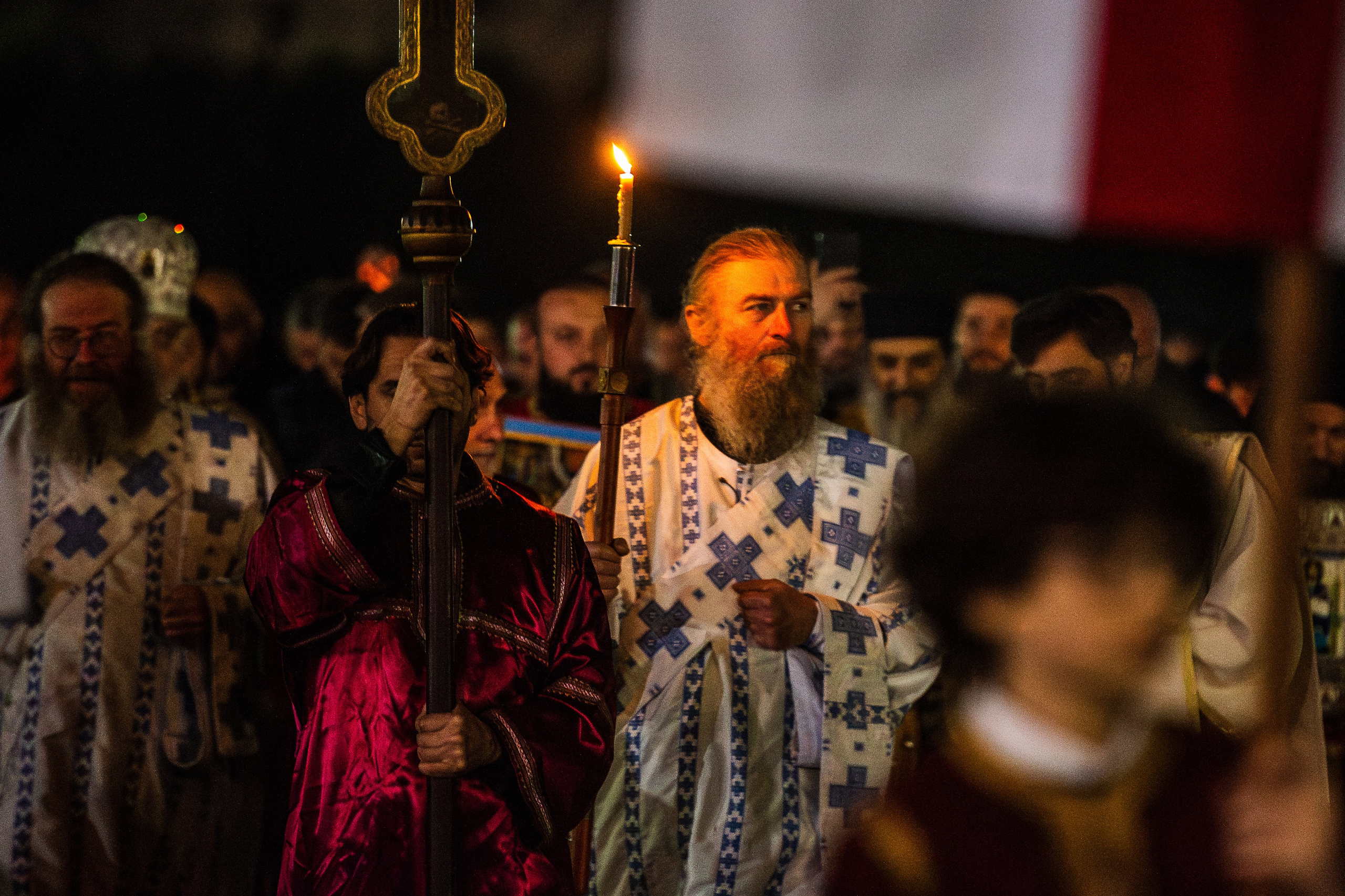 The Easter Procession in Svetitskhoveli: A Night of Light and Faith. Ilya Vaga