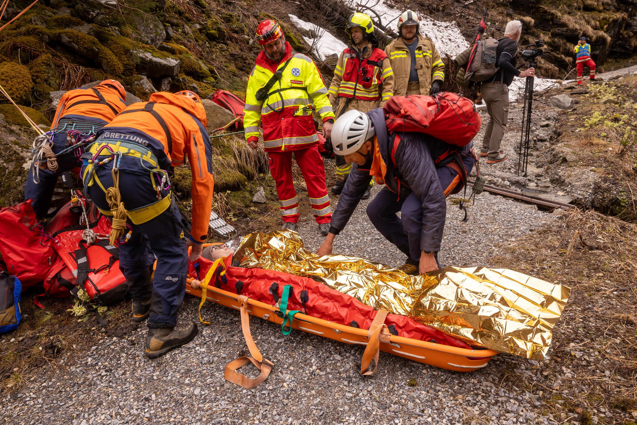 BEZIRKSÜBUNG WASSERRETTUNG 2025, Sportgastein. Guzel Kolobova| Fotografin| Salzburg