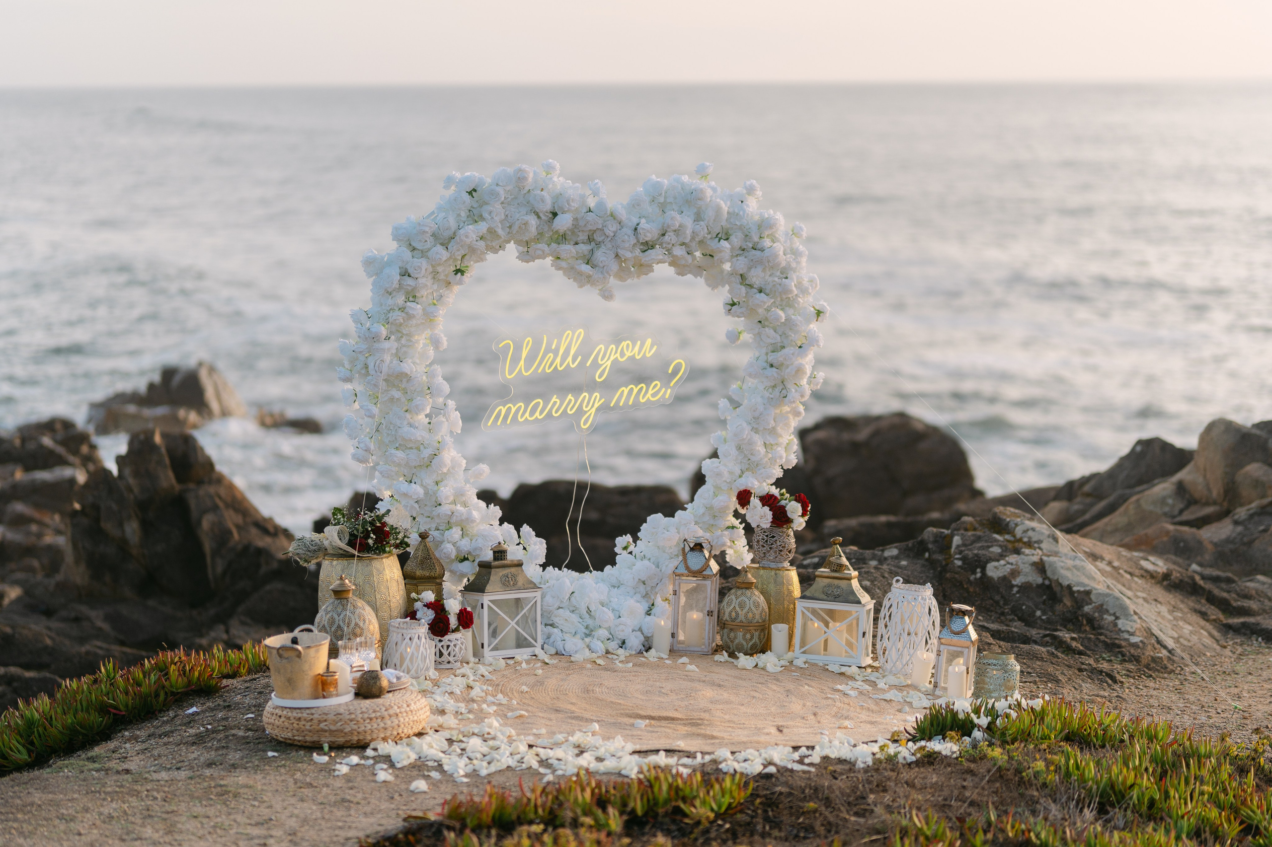 Wedding Proposal at the Beach. Davi Valente