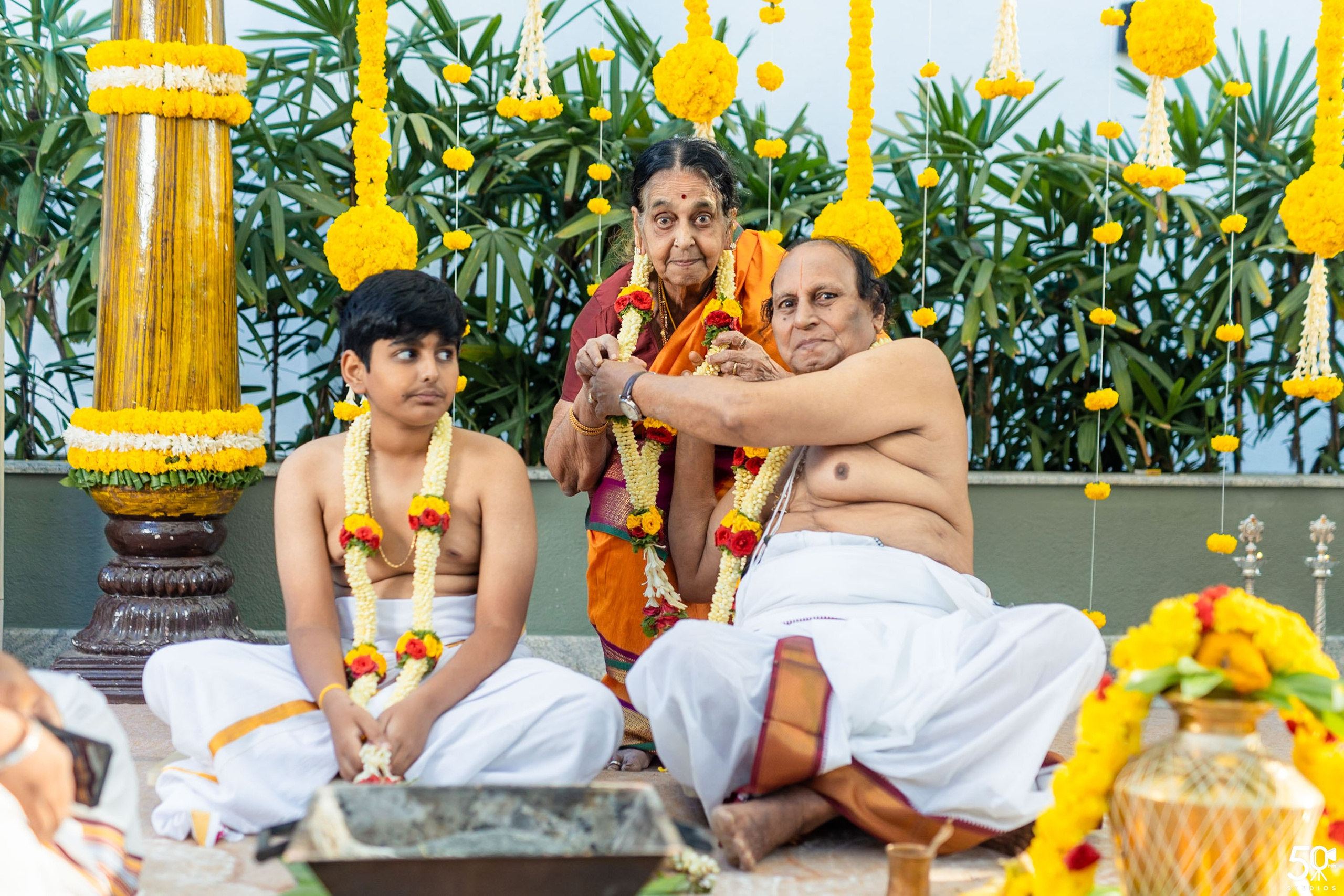 SANJAY AND SAKETH UPANAYANA. 50mm STUDIOS