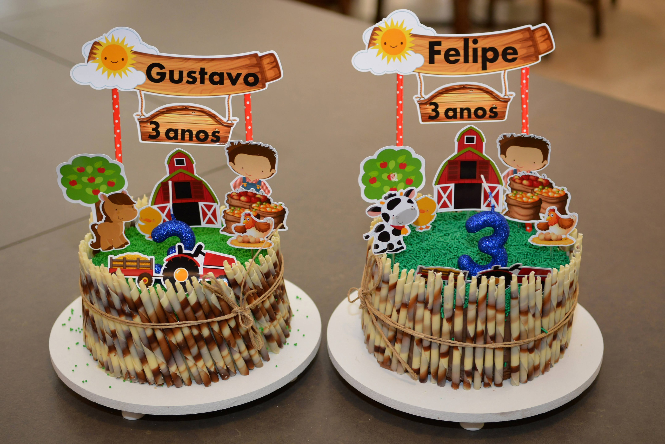 Felipe e Gustavo — 3 Anos. Rbfotoevideo