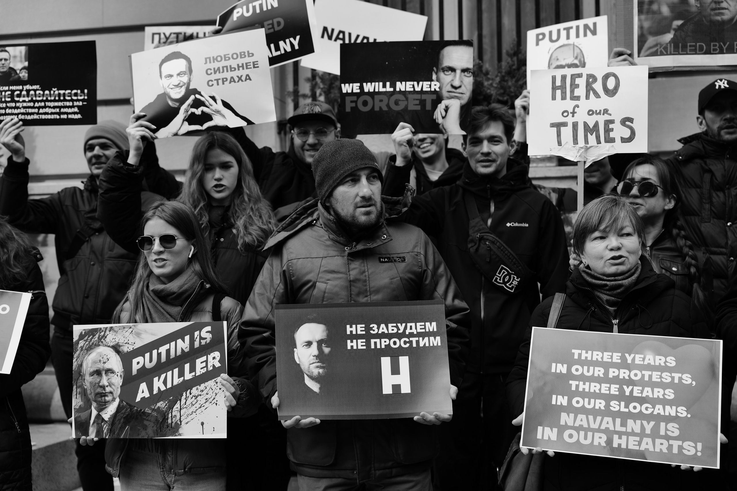 Rallies of team Navalny NY. Photographer New York / Los Angeles
