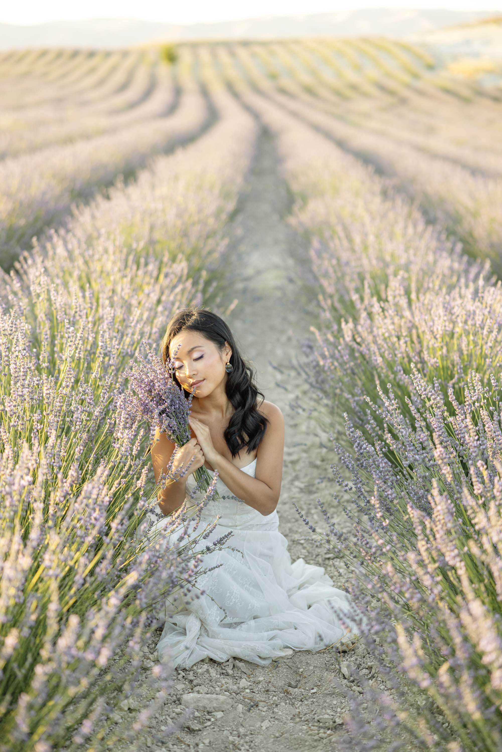 Dreamy Photoshoot in a Lavender Field. Julia Ganch I Fashion Wedding Photography I Cappadocia Turkey