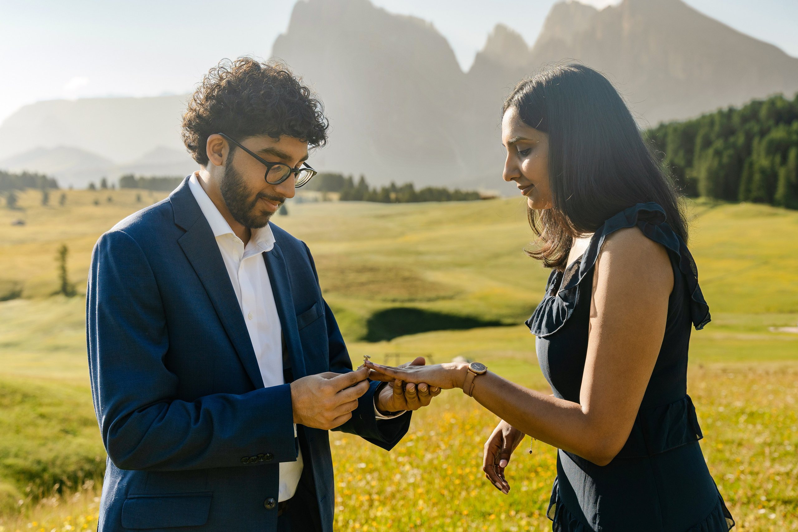 S & S (Alpe di Siusi, Dolomites, Italy). Marriage Proposal Photographer in Verona, Lake Garda and Dolomites| Diana Fedrigo
