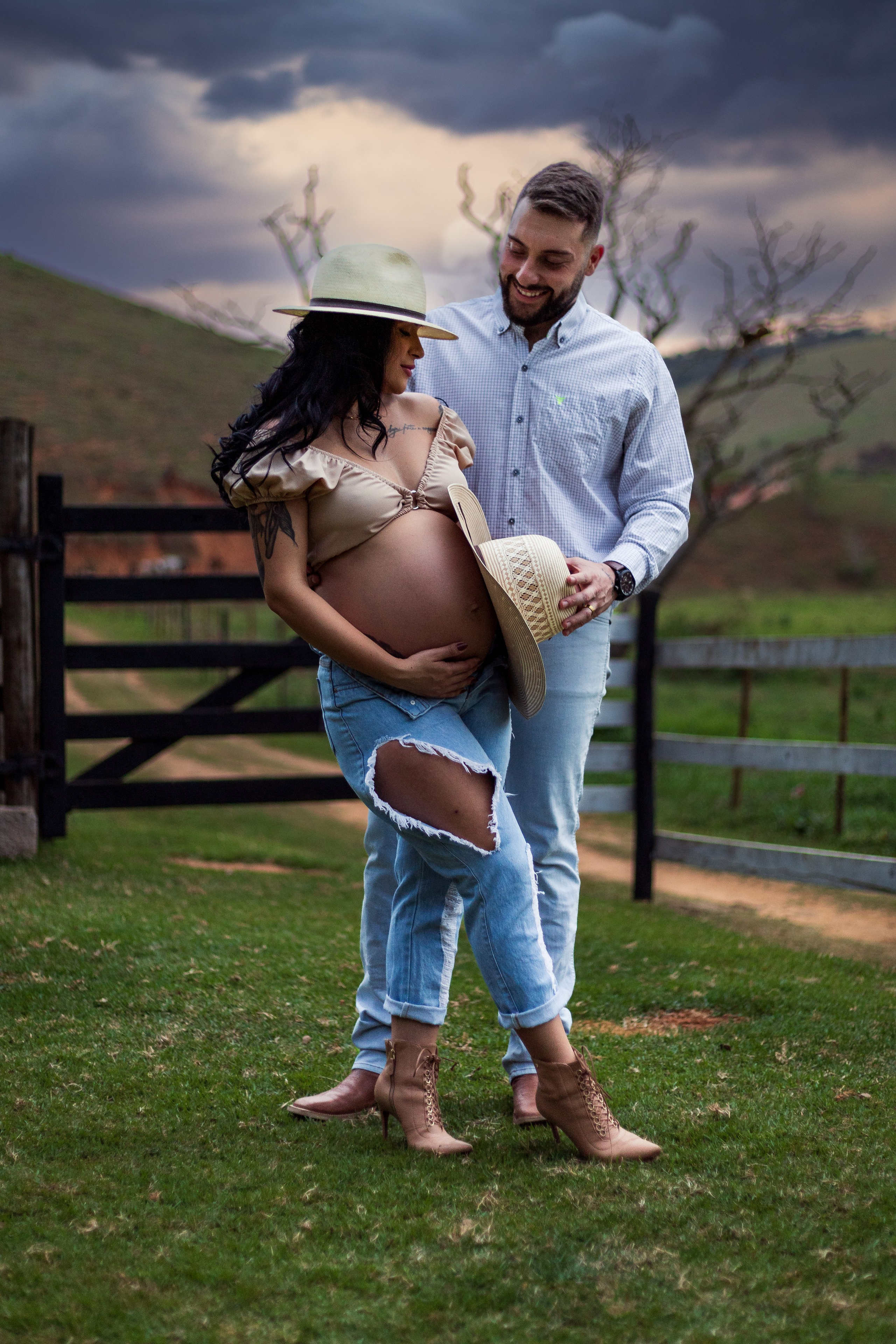 2023 | Said e Brenda — Gestante — Externo. Denis Damasceno | Fotografia