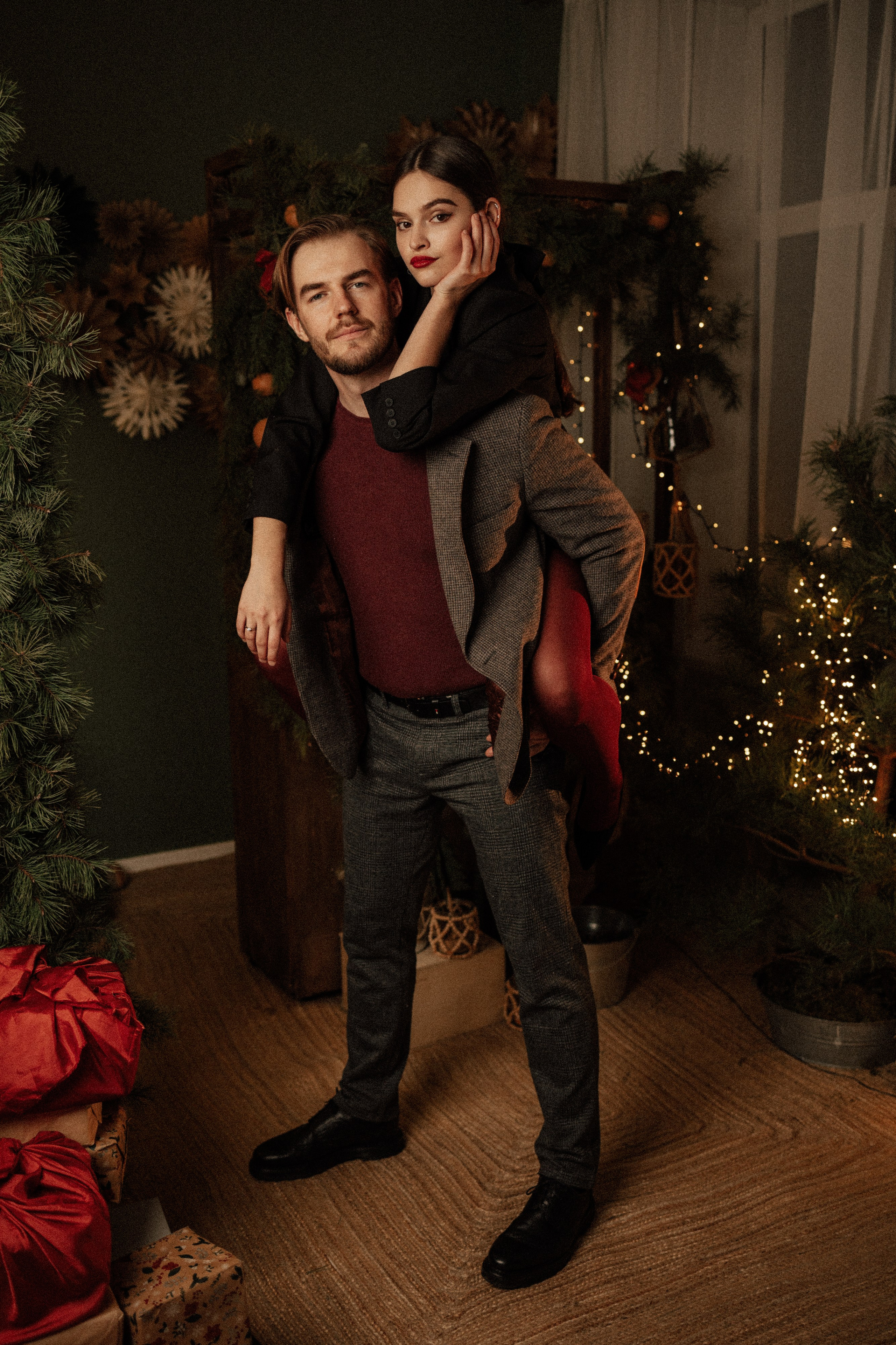 Christmas photoshoot. Destination wedding and fashion photographer in Riga Igor Davidovich