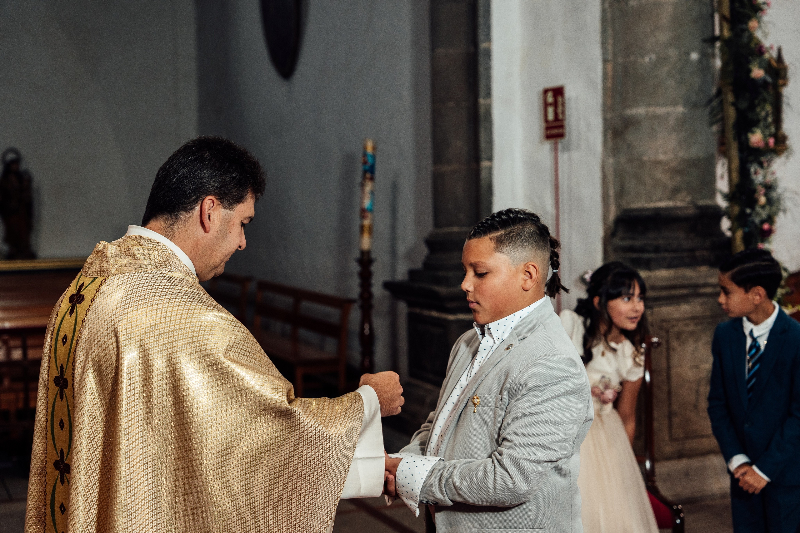 First communion. Professional photography in Tenerife Tania Bonnet