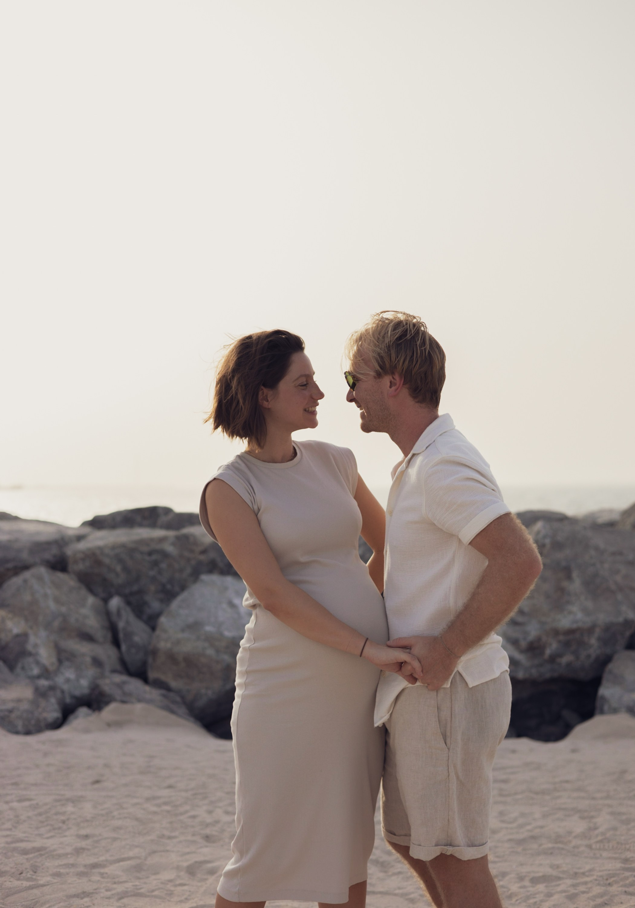Maternity Session — Beach. Family Photographer in Dubai