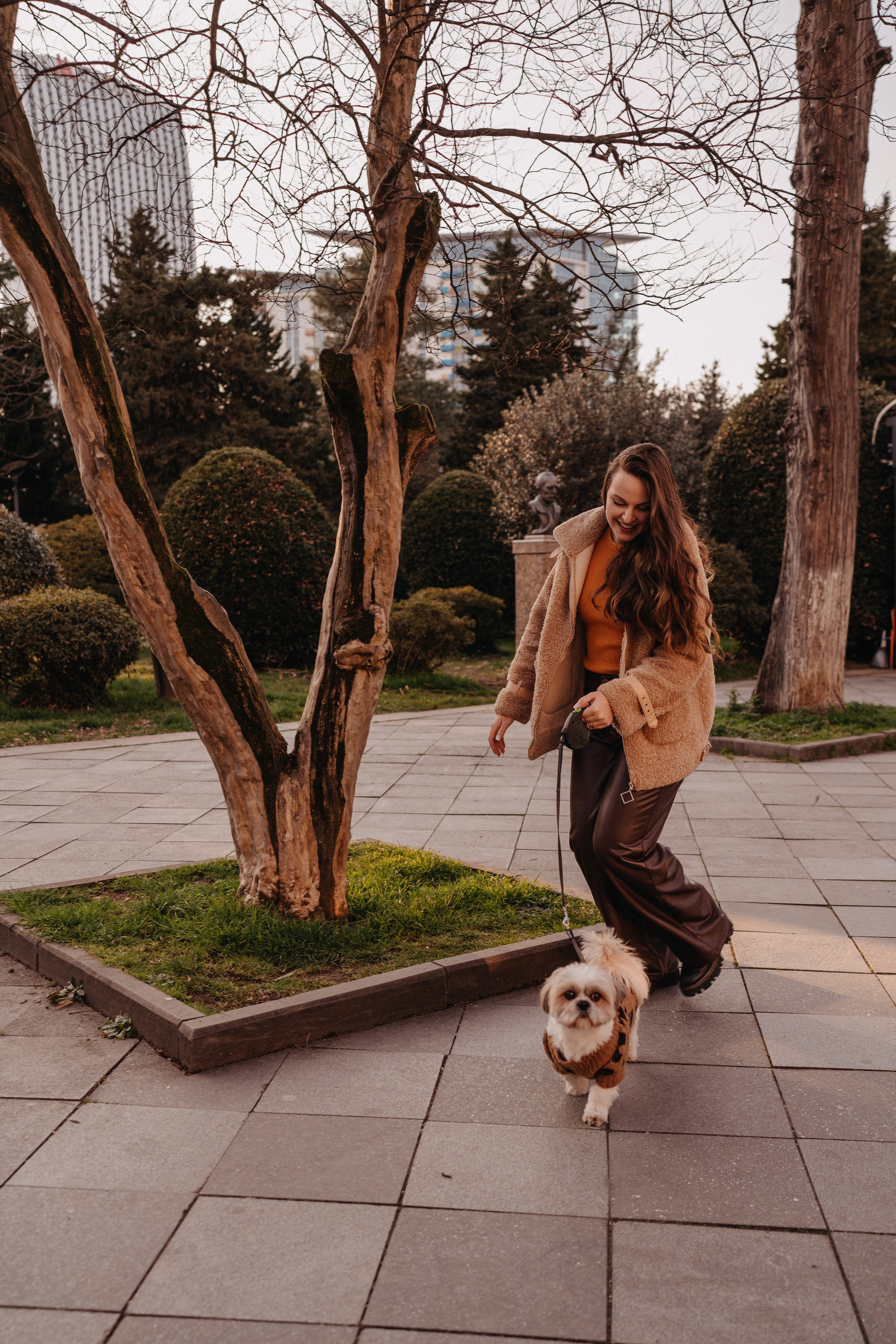 Фотосессия с собакой в Батуми. Портретный и свадебный фотограф в Батуми Валерия Азаренко