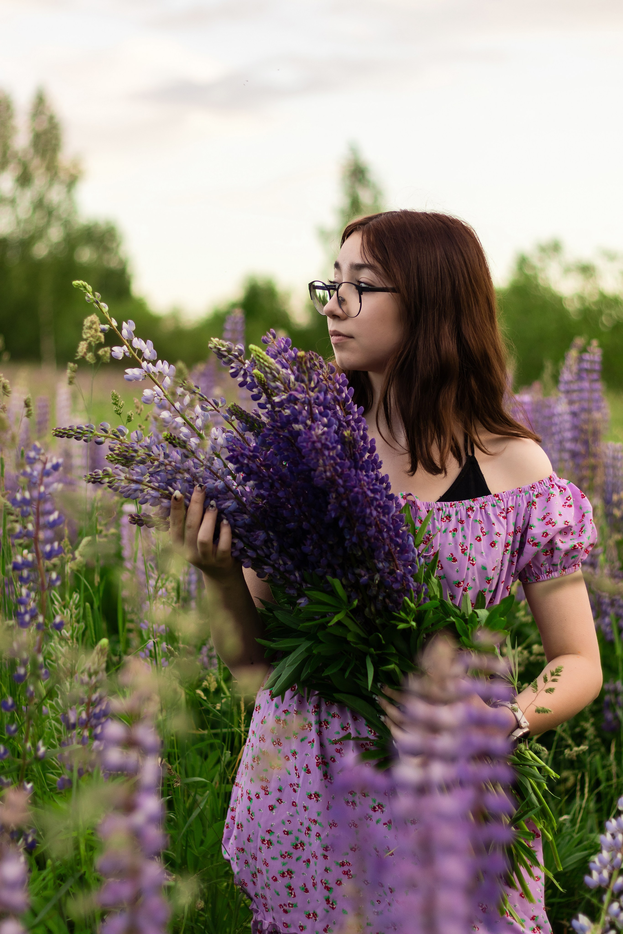 Фотосессия в люпинах. Фотограф / Даугавпилс / Ольга Антонова