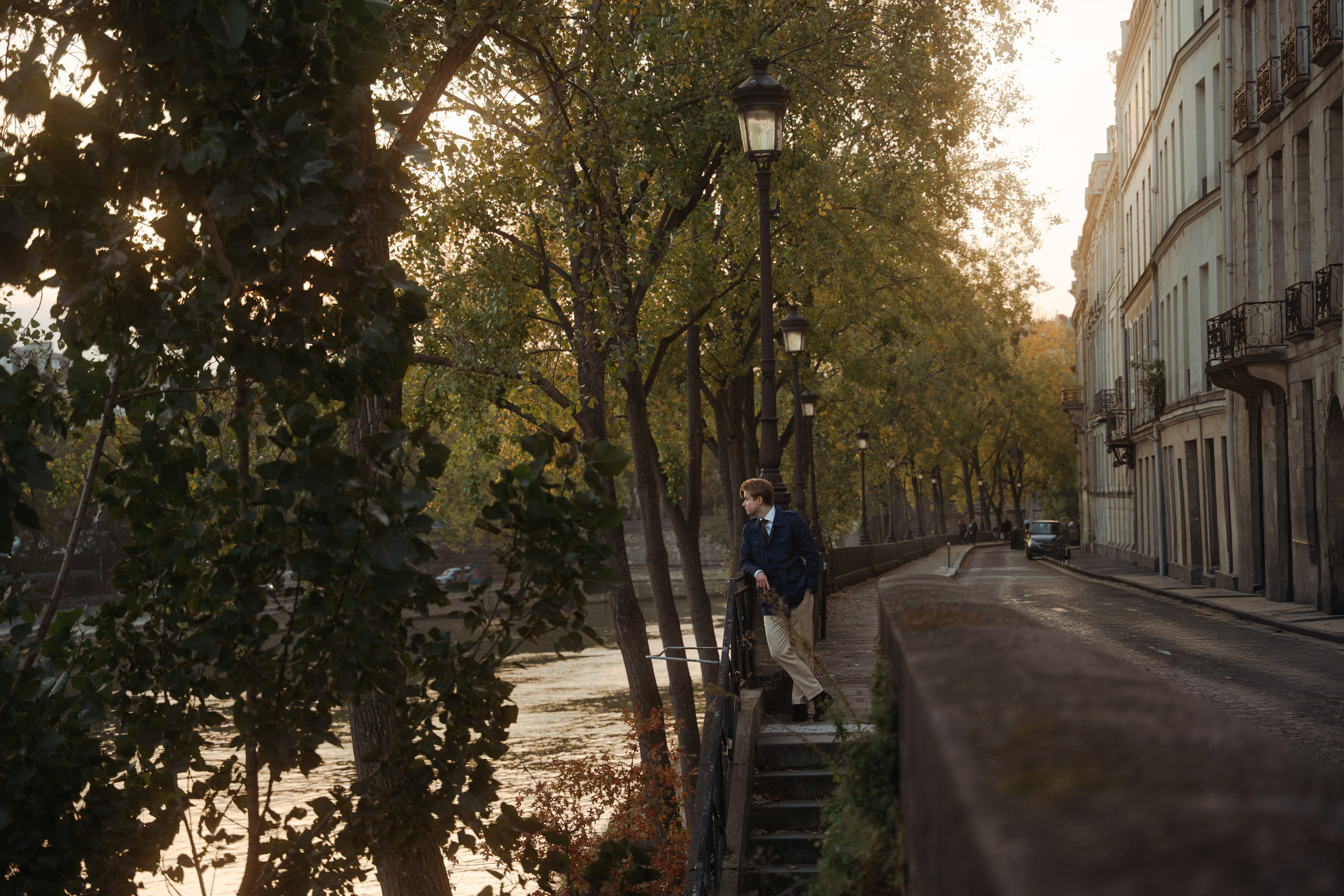 Simon on the île Saint-Louis. Paris photographer — Polina Osipova