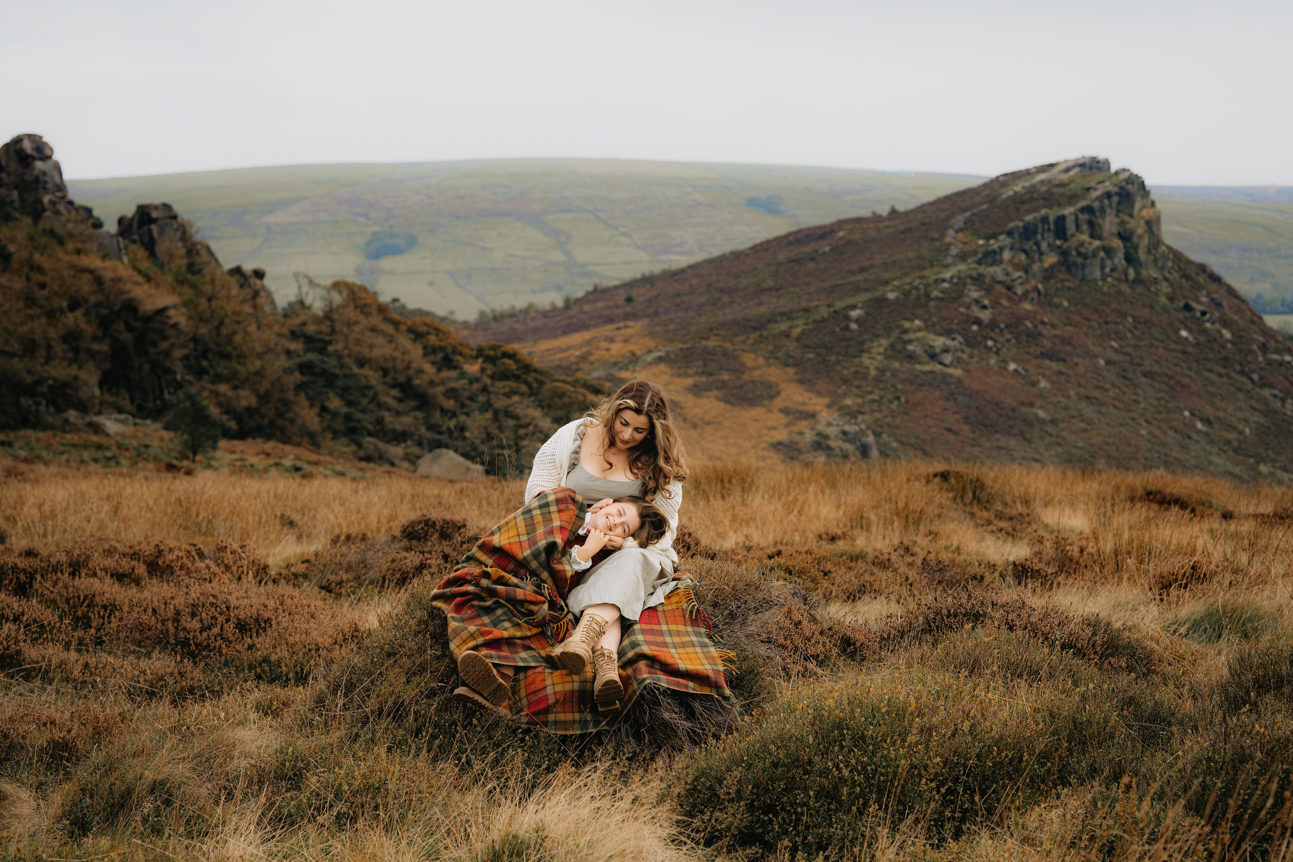 Mommy and me, Peak District. Tania Gandrabur, photographer in West Midlands, England