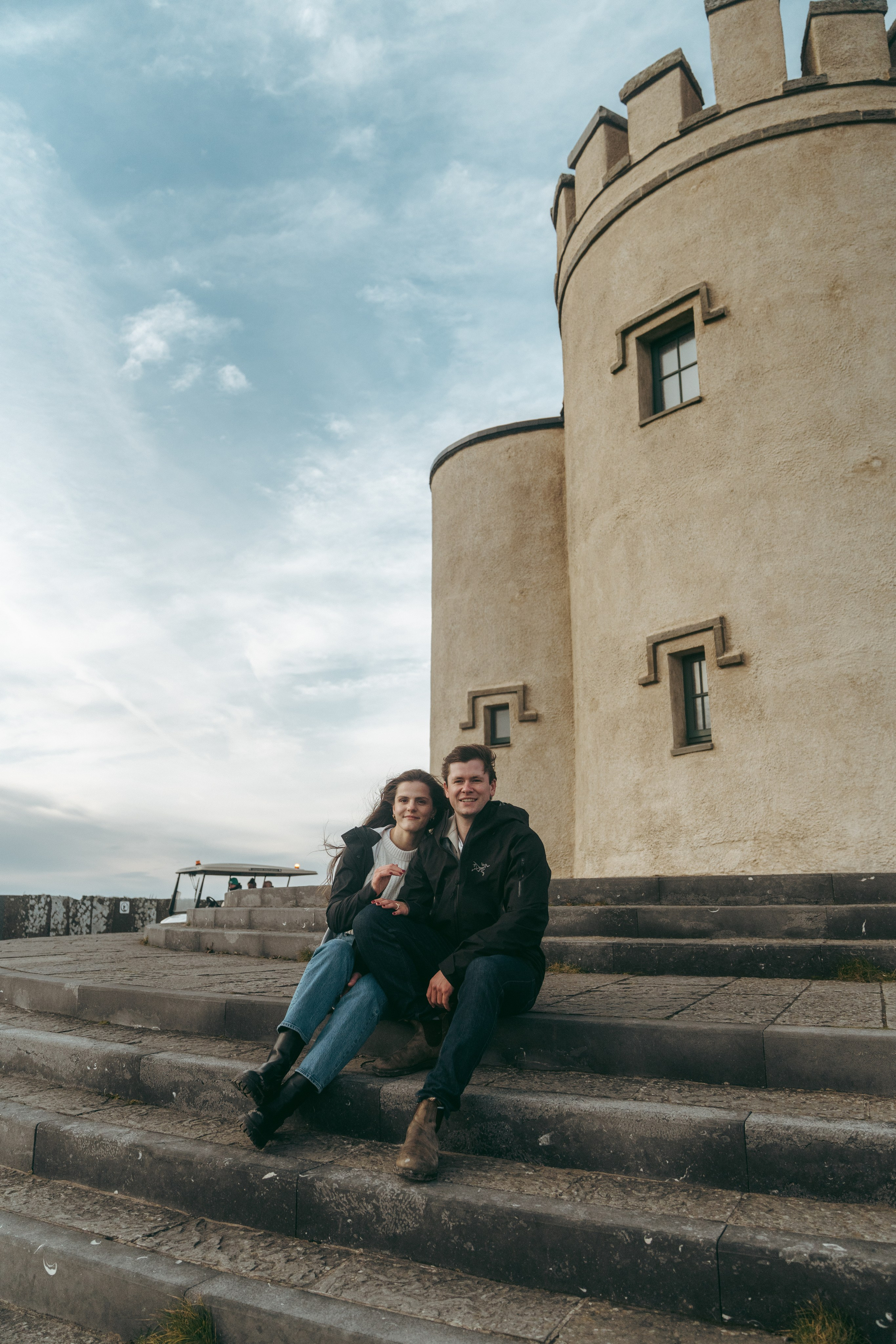 Proposal at Cliffs Moher. Wedding and family photographer Ireland