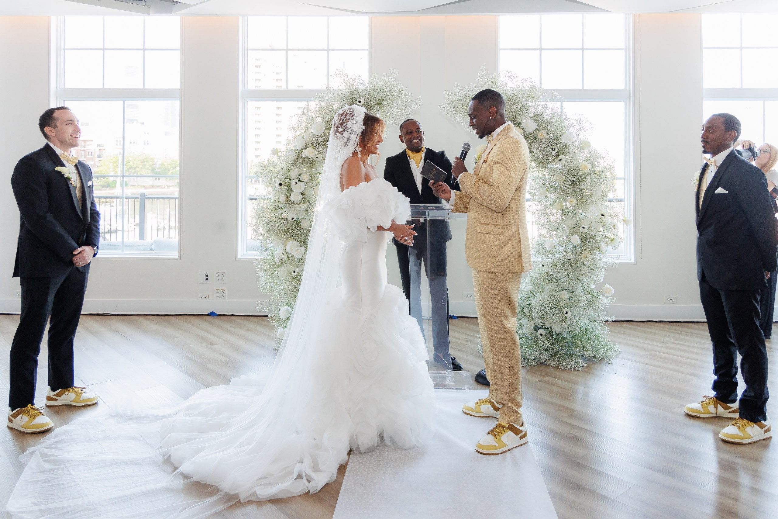 Briana & Kefim, Maritime Pars, Jersey City, NJ. Wedding Photo & Video