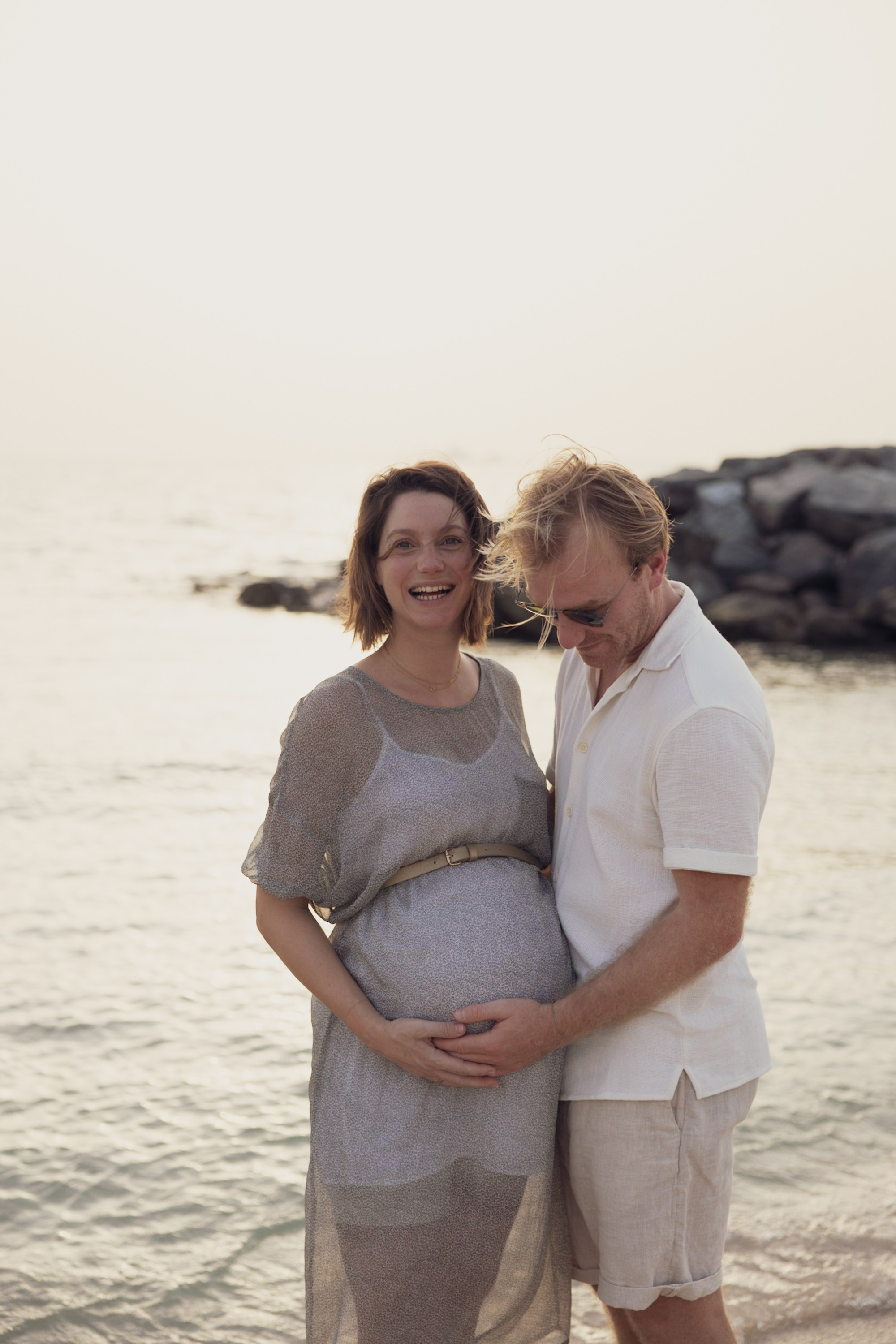 Maternity Session — Beach. Family Photographer in Dubai