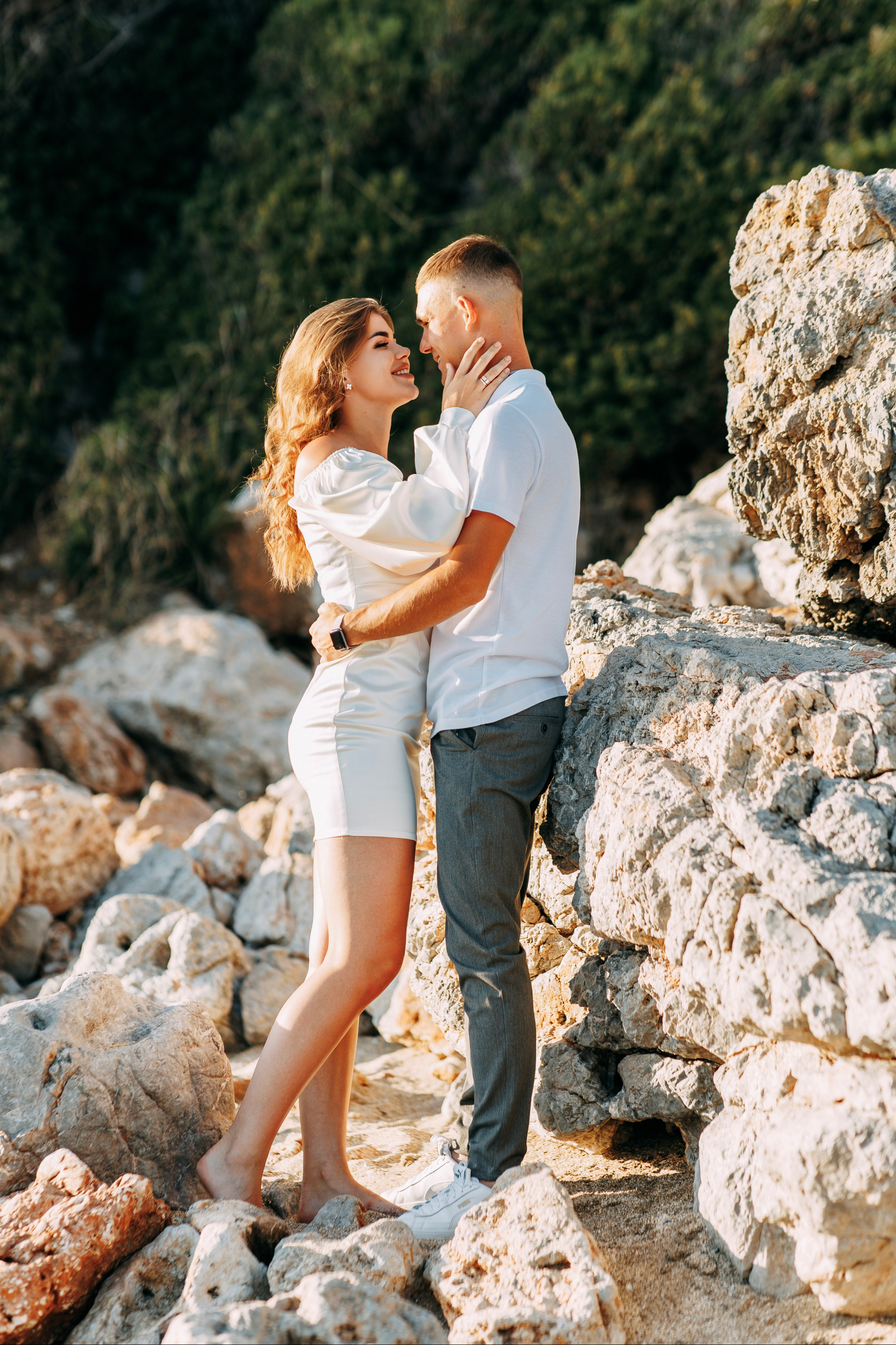 Romantic Sunset Love Story on Cleopatra Beach | Alanya. Professional Photographer in Alanya, Side, Belek, Antalya. Turkiye